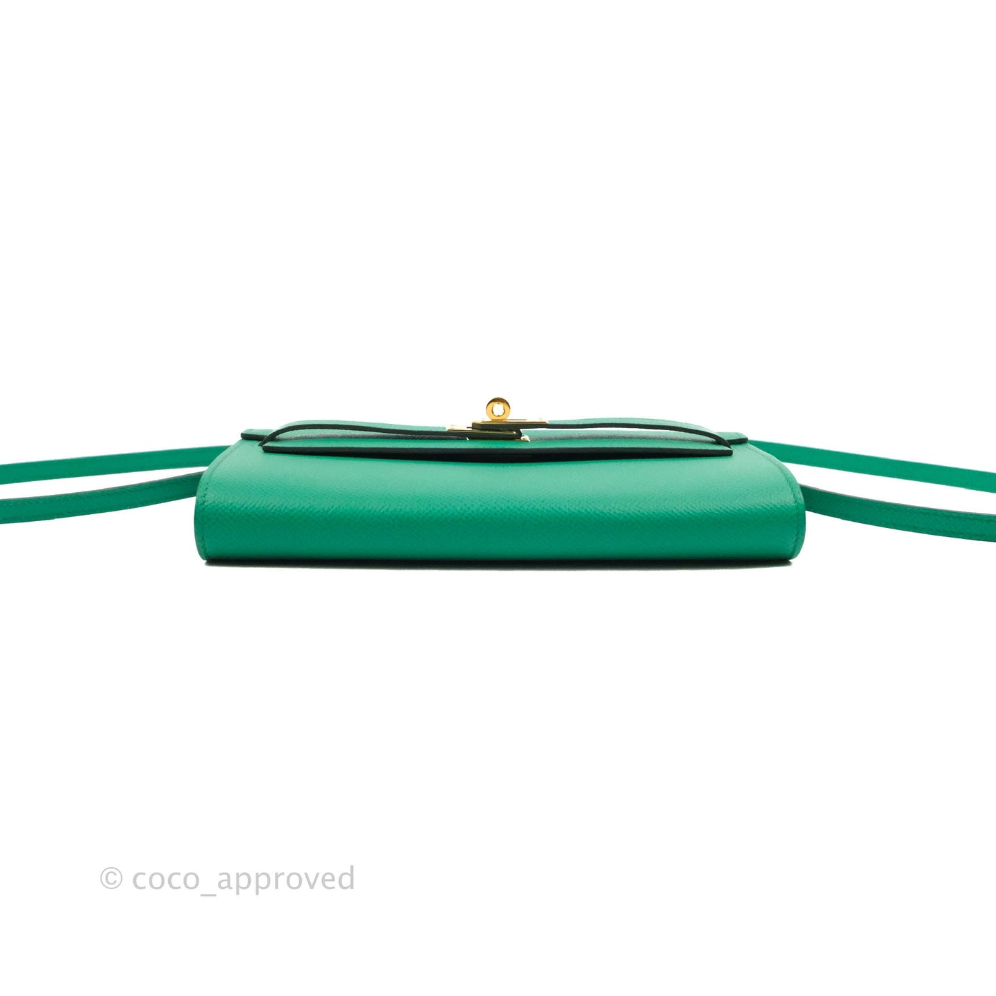 Hermès Kelly To Go Wallet Veau Epsom 06 Vert Jade Gold Hardware