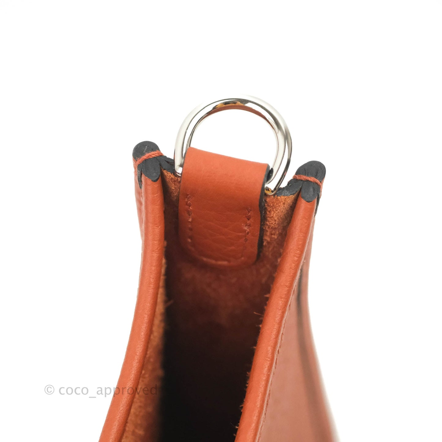 Hermès Mini Evelyne 16 Brick Clemence Palladium Hardware