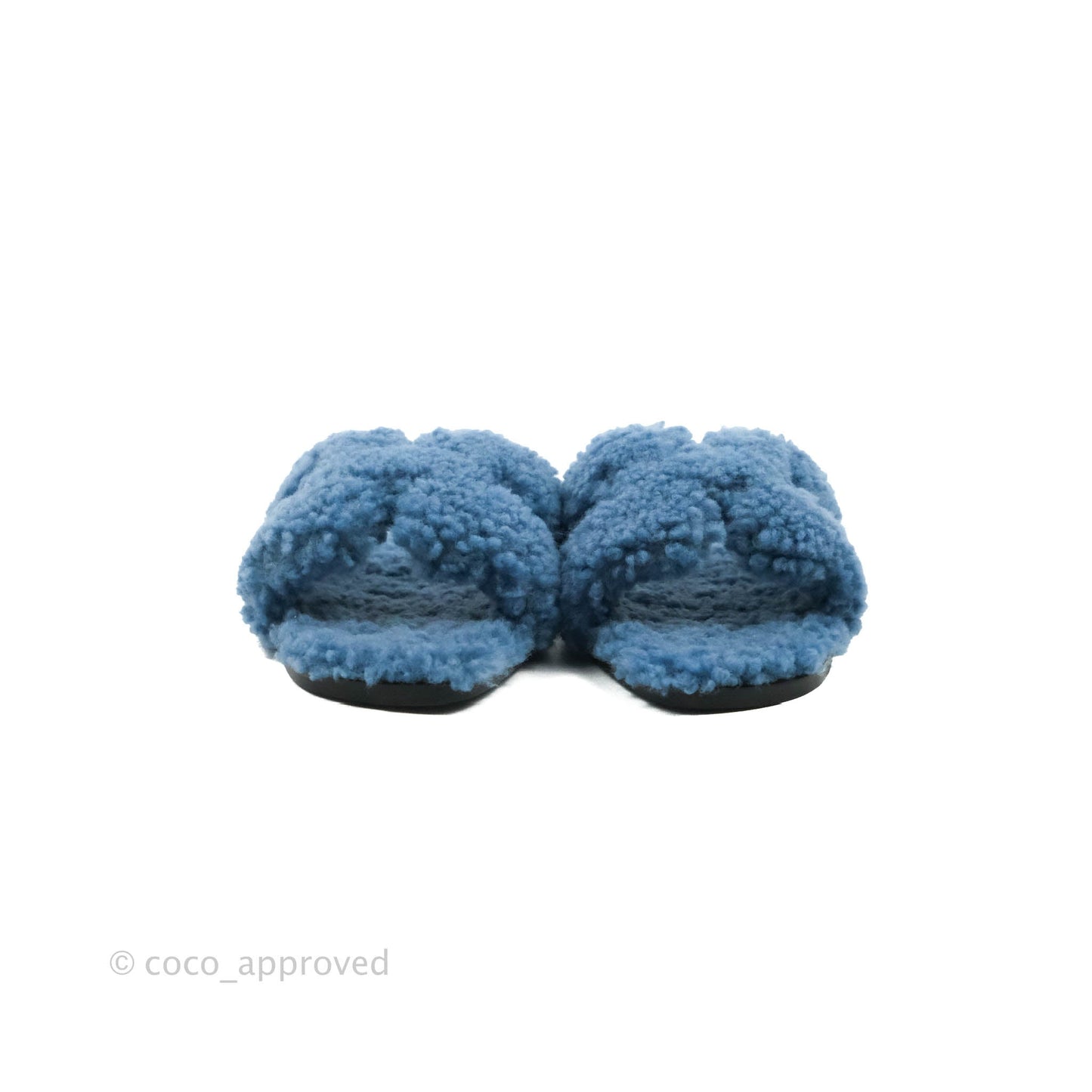 Hermès Teddy Oran Sandals in Bleu Size 37