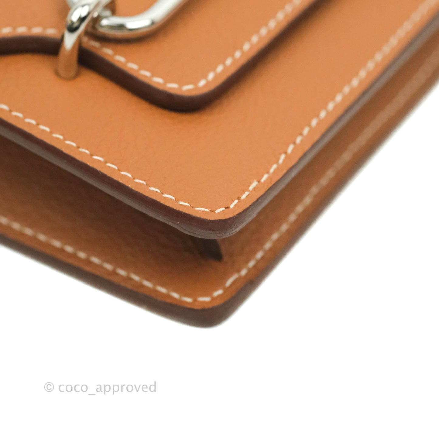 Hermès Roulis Slim Wallet Gold Palladium Hardware