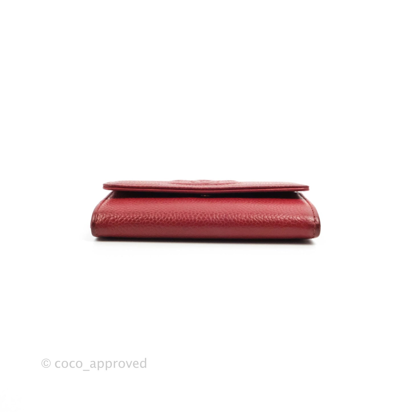 Chanel Timeless Business Card Holder Interlocking CC Logo Wallet