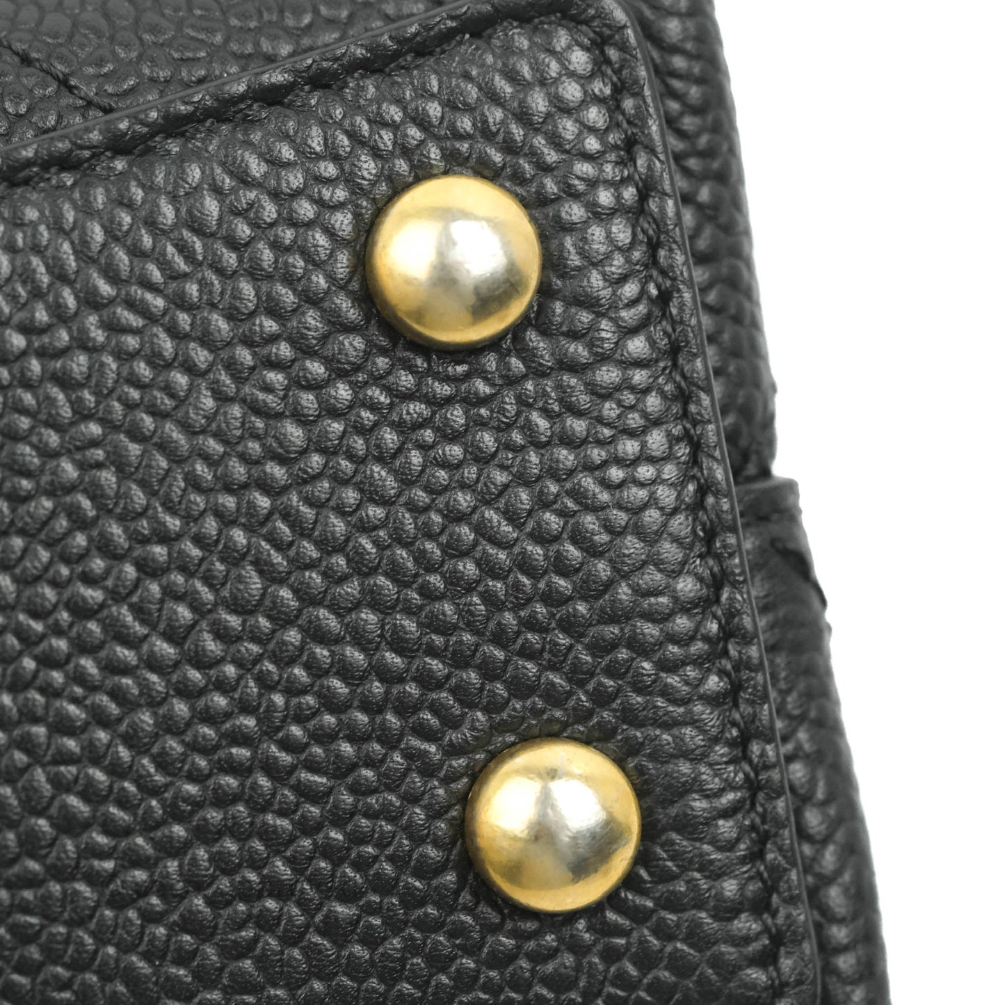 Chanel Chic Affinity Small Grained Calfskin Black Aged Gold Hardware