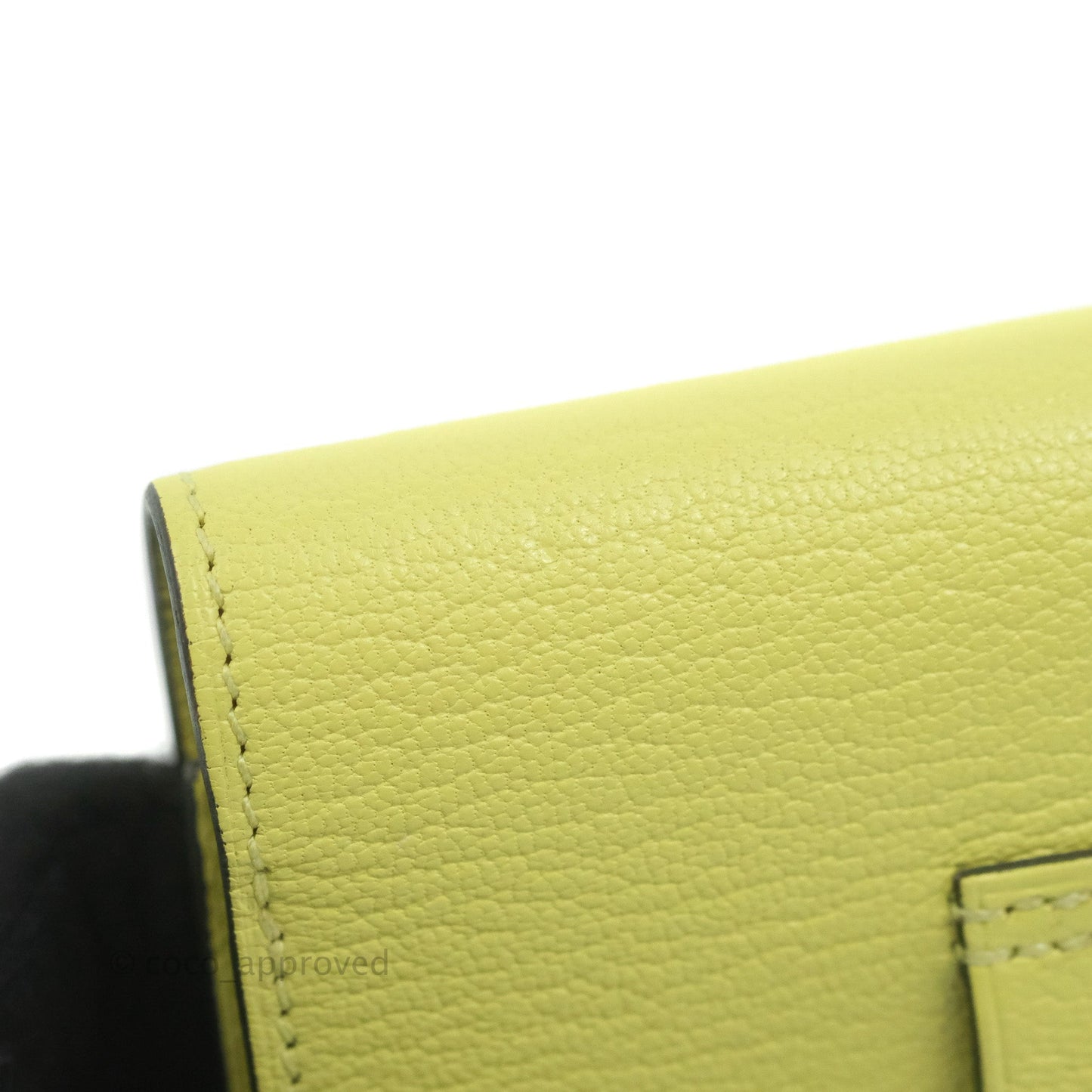 Hermès Roulis Slim Wallet Chevre Mysore Jaune Bourgeon Gold Hardware