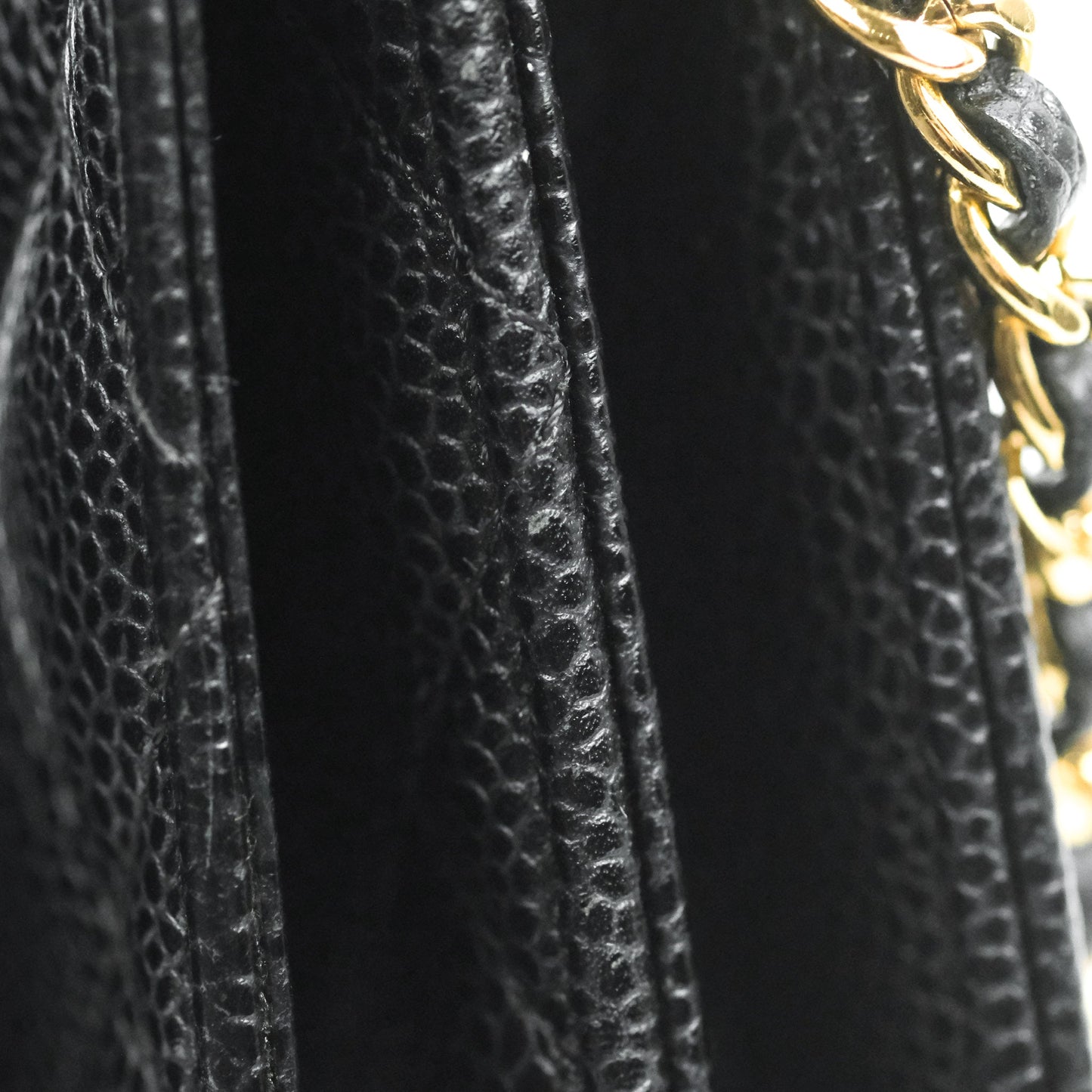 Chanel Quilted Classic WOC Black Caviar Gold Hardware