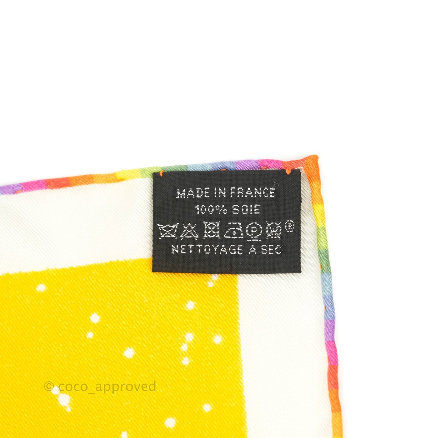 Hermès Space Derby scarf 90