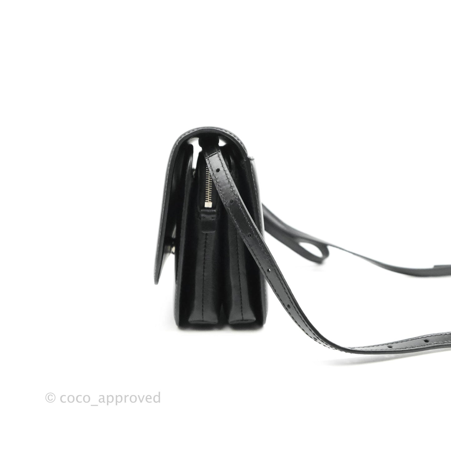 Balenciaga Small B Bag Black Box Calfskin Silver Hardware