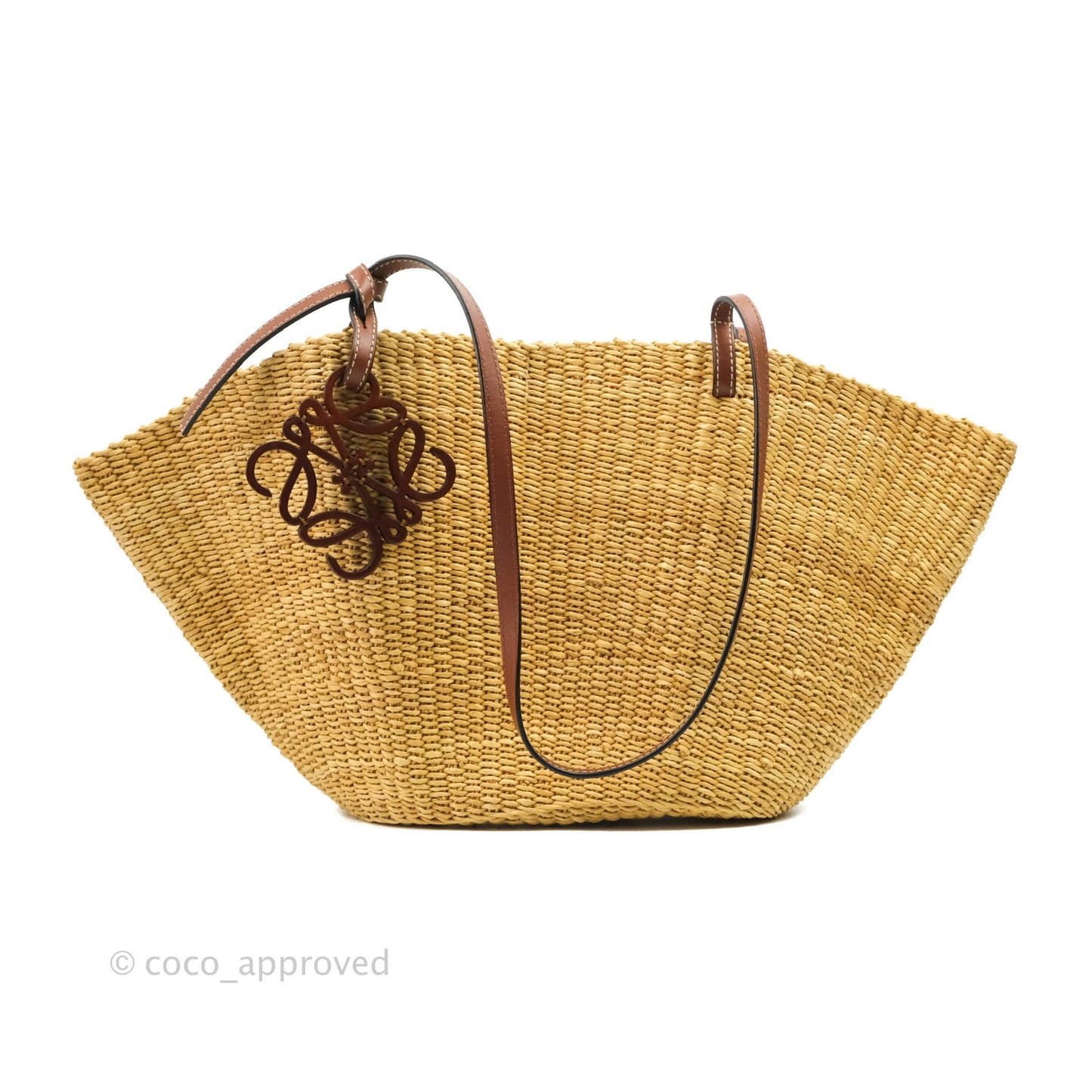 Loewe x Paula’s Ibiza Raffia Shell Basket Bag