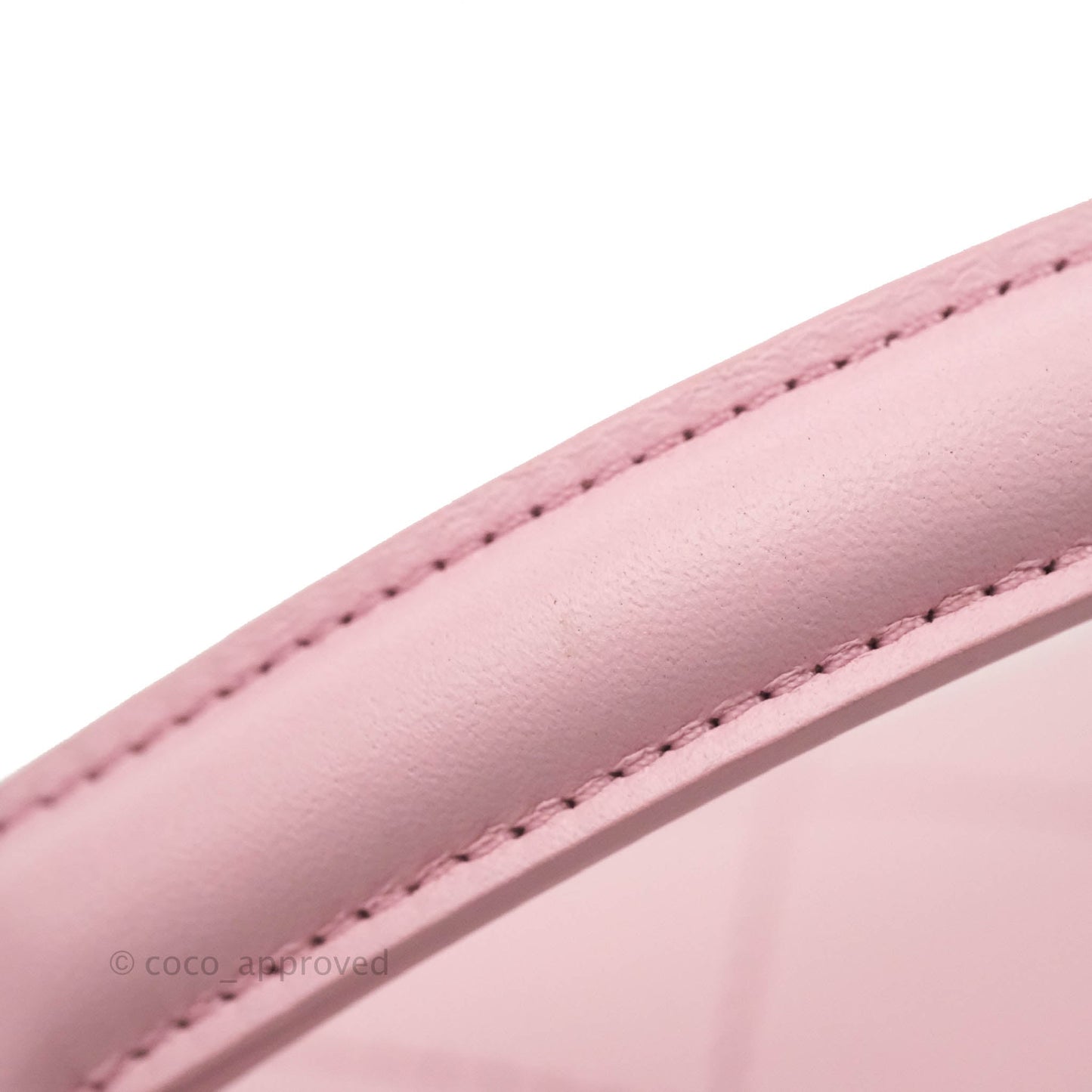 Chanel Stitched Ring My Bag Flap Crossbody Pink Calfskin