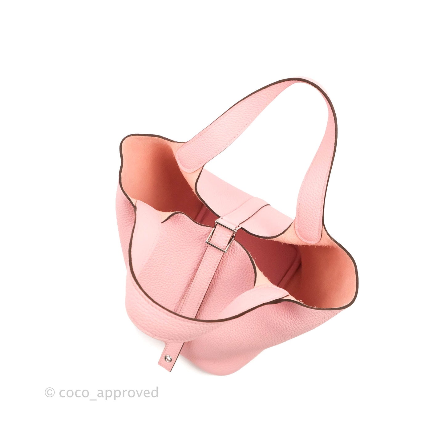 Hermès Picotin Lock 18 Sakura Pink Clemence Silver Hardware