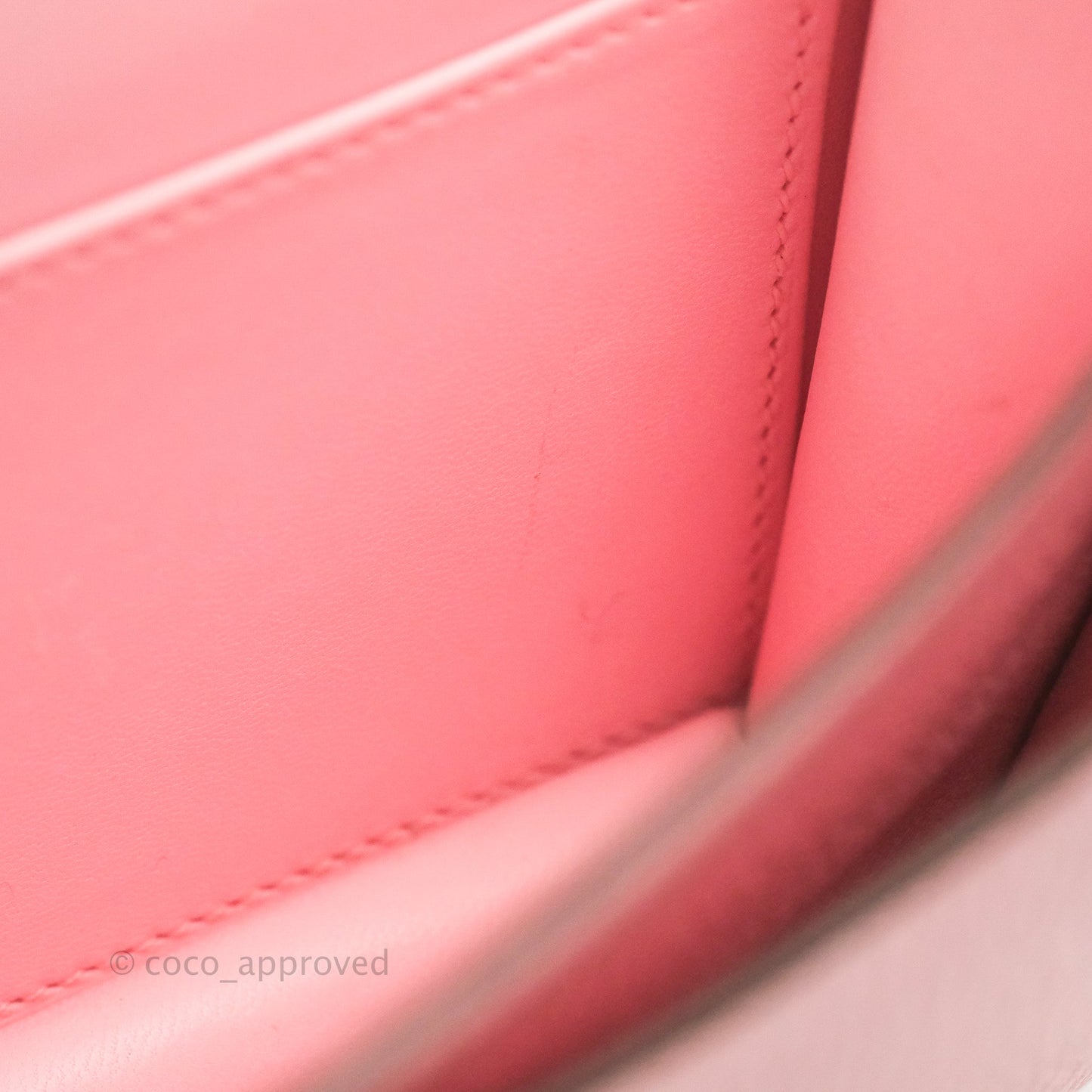 Hermès Constance III Mini 18cm Sakura Chevre Mysore Palladium Hardware