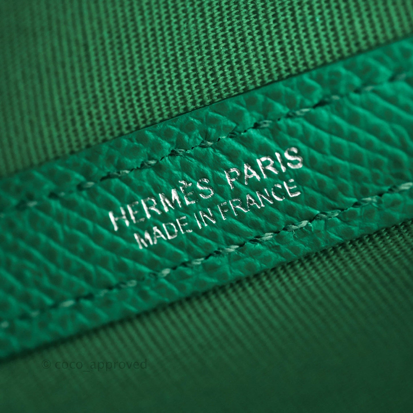 Hermès Garden Party 30 Canvas Bleu Azteque/Menthe/Jade