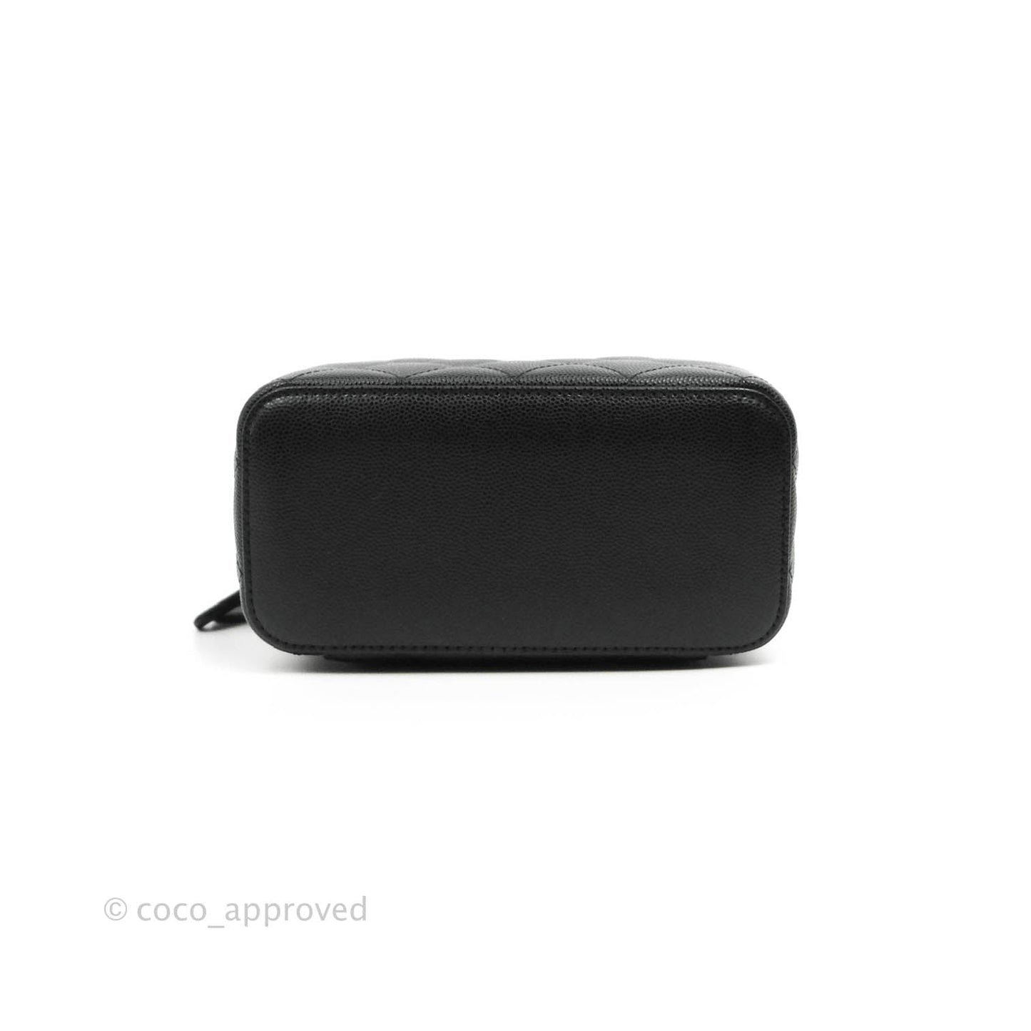 Chanel Vanity with Classic Chain Black Caviar Gold Hardware