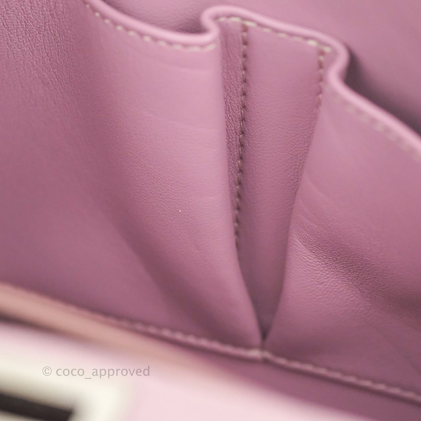 Celine Medium Classic Box Flap Lilac Pink Liege Calfskin