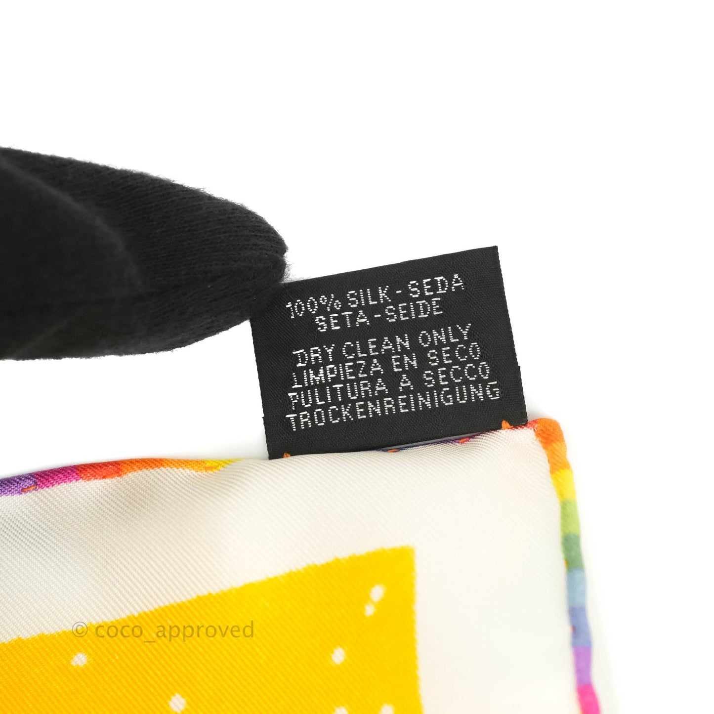 Hermès Space Derby scarf 90