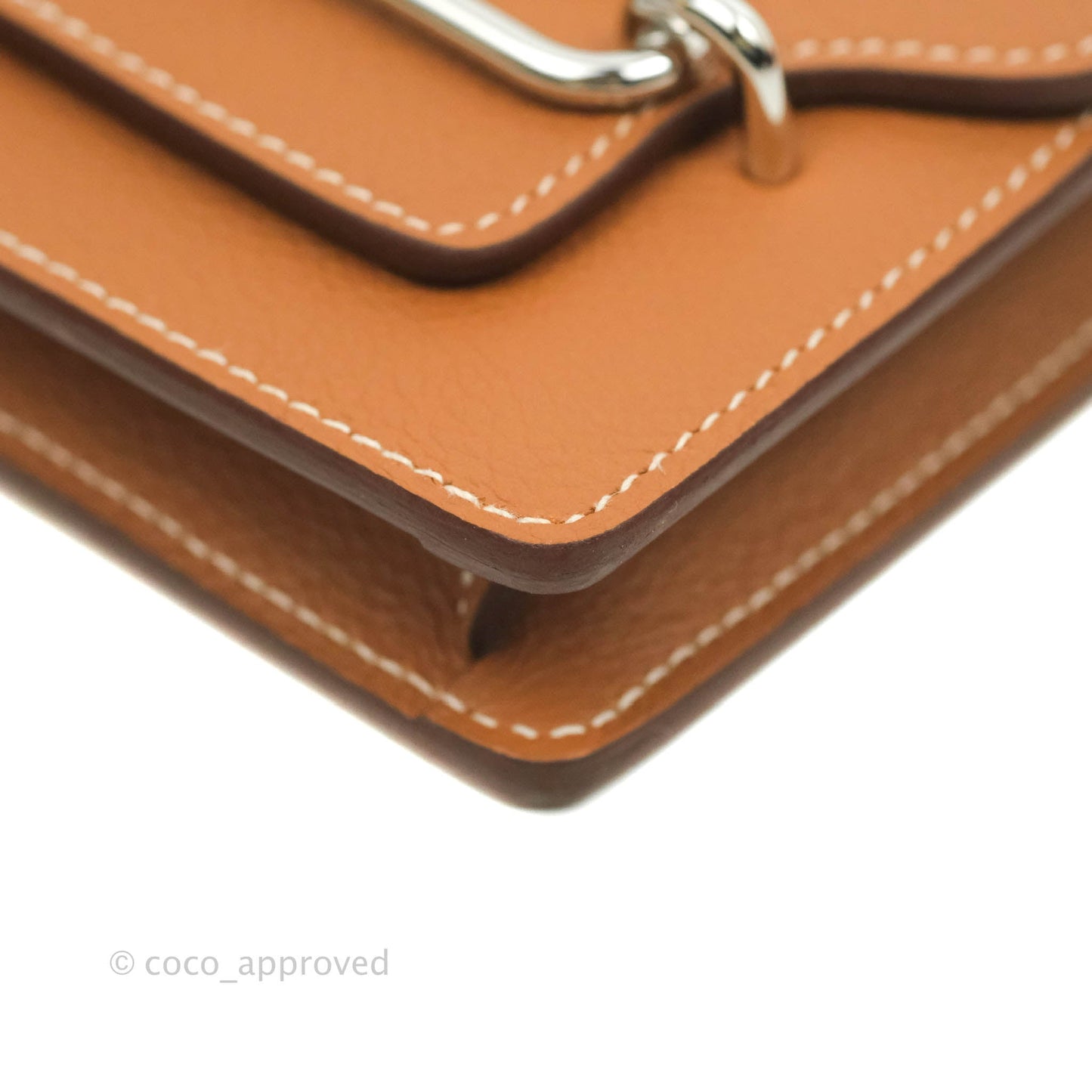 Hermès Roulis Slim Wallet Gold Palladium Hardware