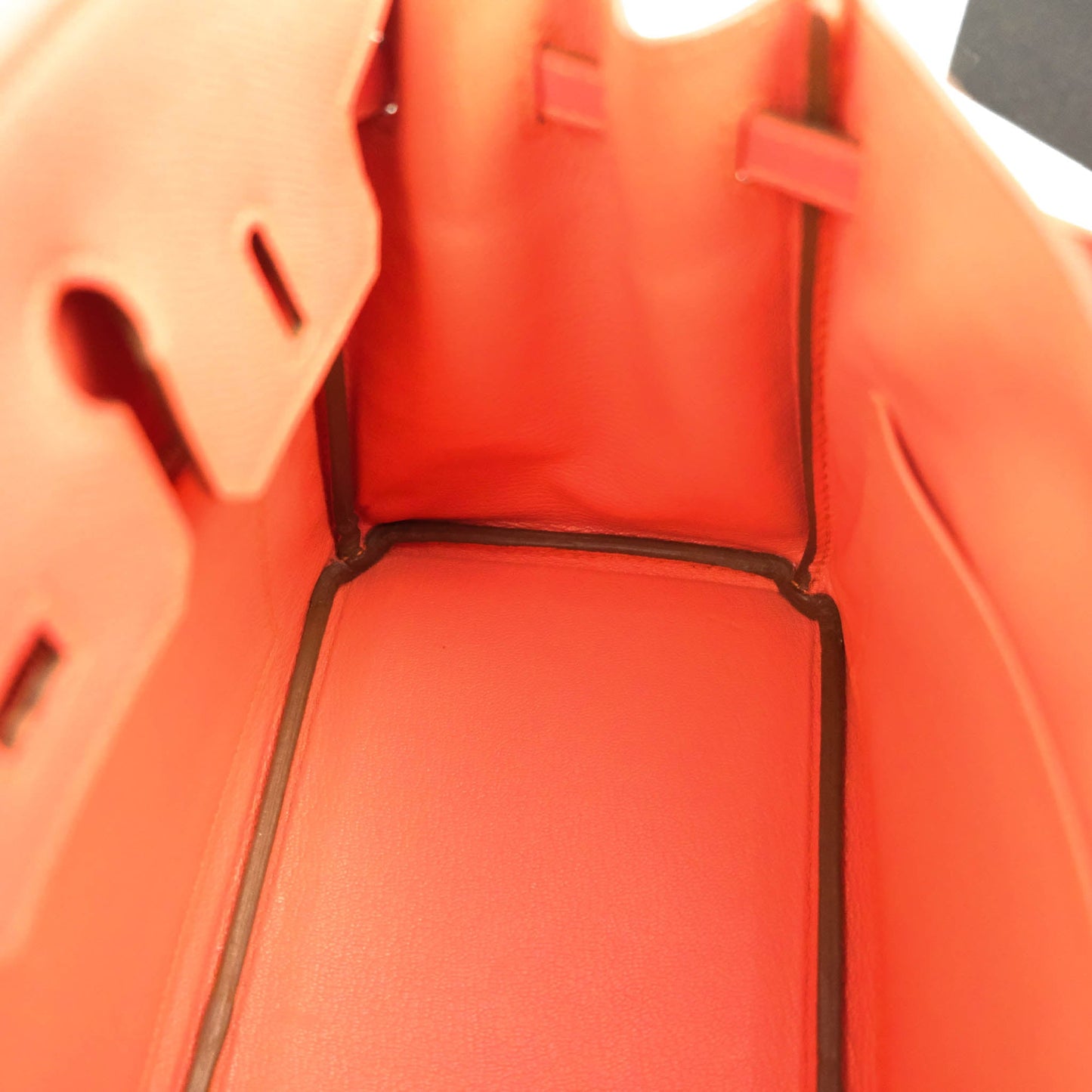 Hermes Birkin 25 Flamingo Epsom Palladium Hardware