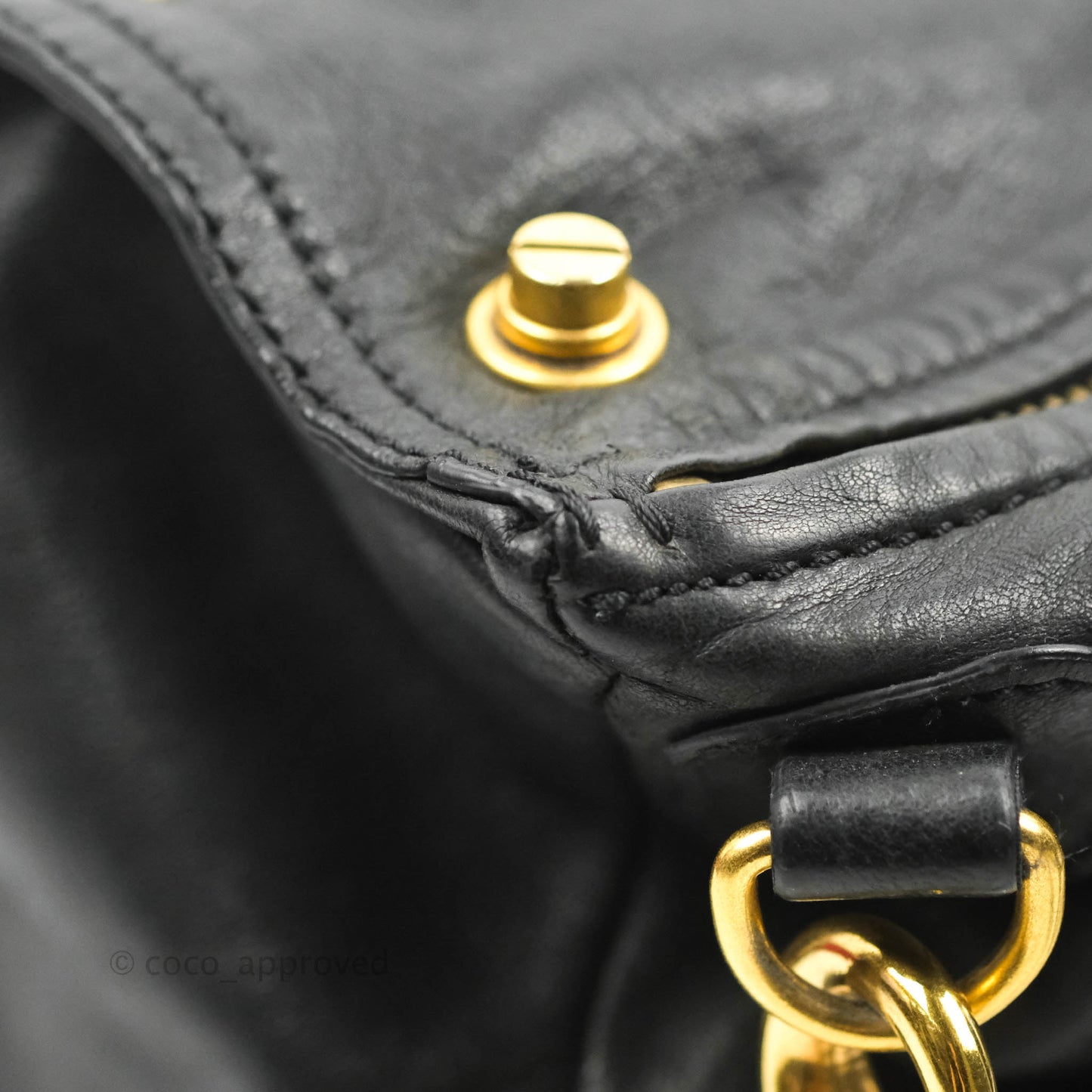 Givenchy Pandora Medium Black Leather Shoulder Bag