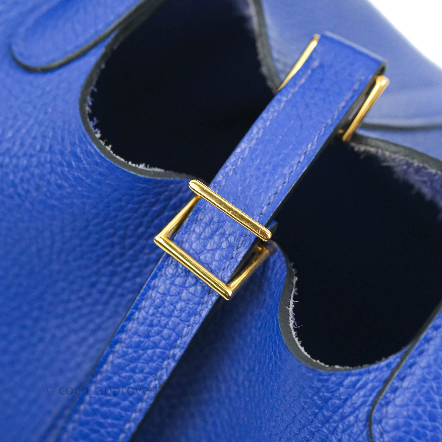Hermès Picotin Lock 18 PM Bleu Clemence Gold Hardware