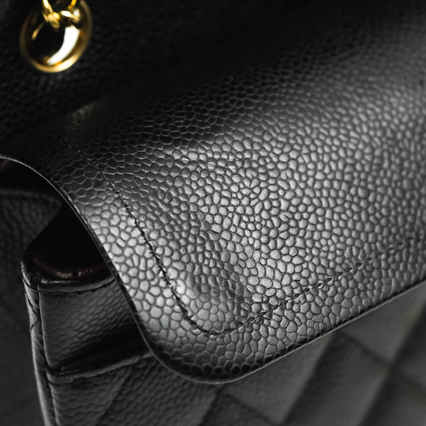 Chanel Small Classic Quilted Flap Black Caviar Gold Hardware