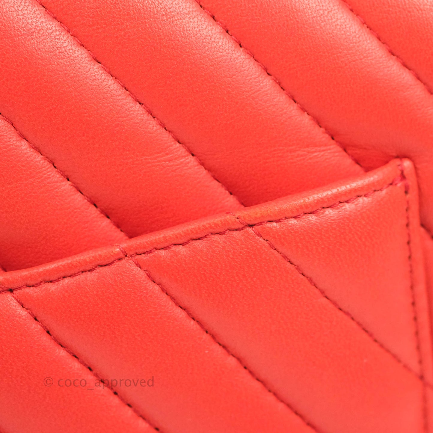 Chanel Classic M/L Medium Double Flap Brick Red Lambskin Gold Hardware