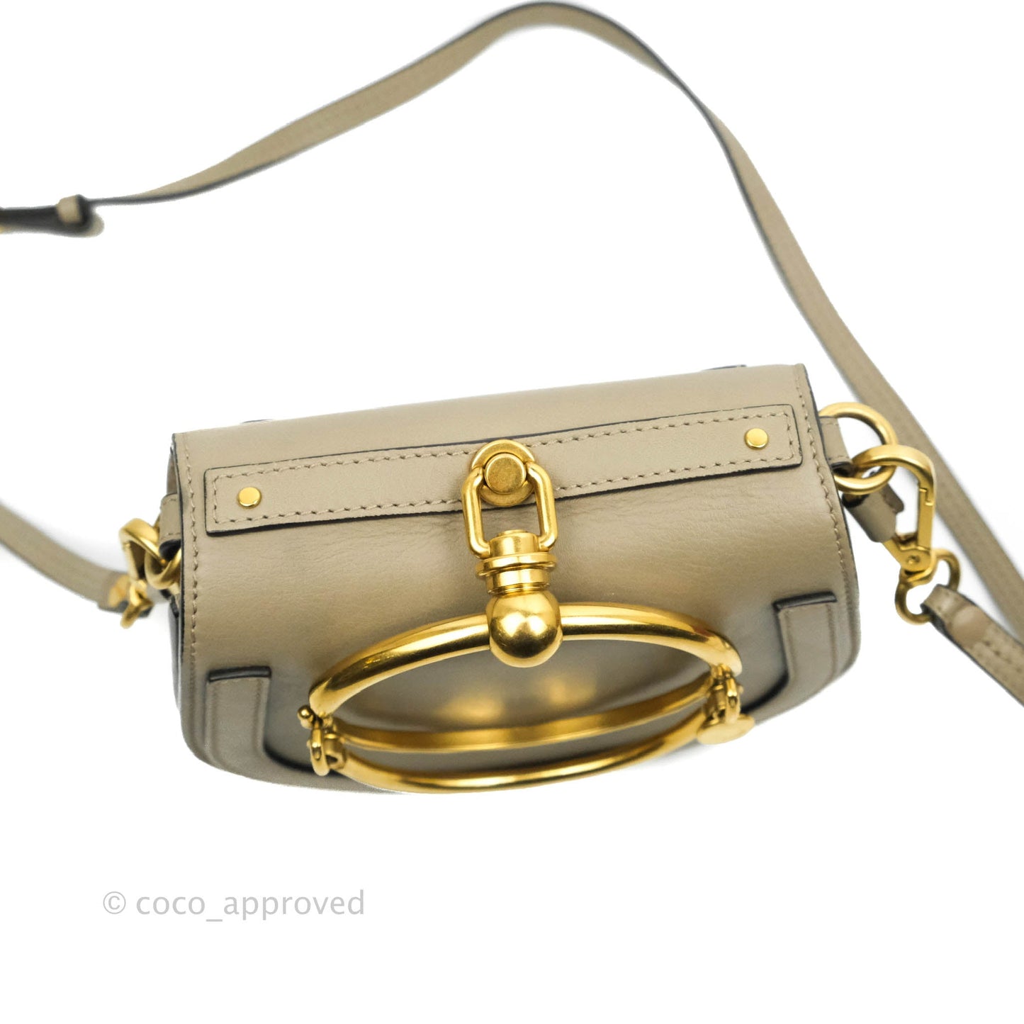 Chloé Nile Crossbody Bag Motty Grey Calfskin