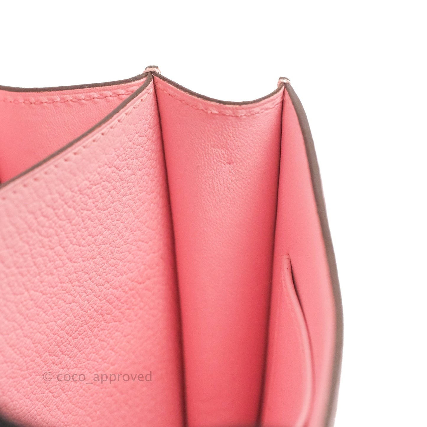 Hermès Constance III Mini 18cm Sakura Chevre Mysore Palladium Hardware