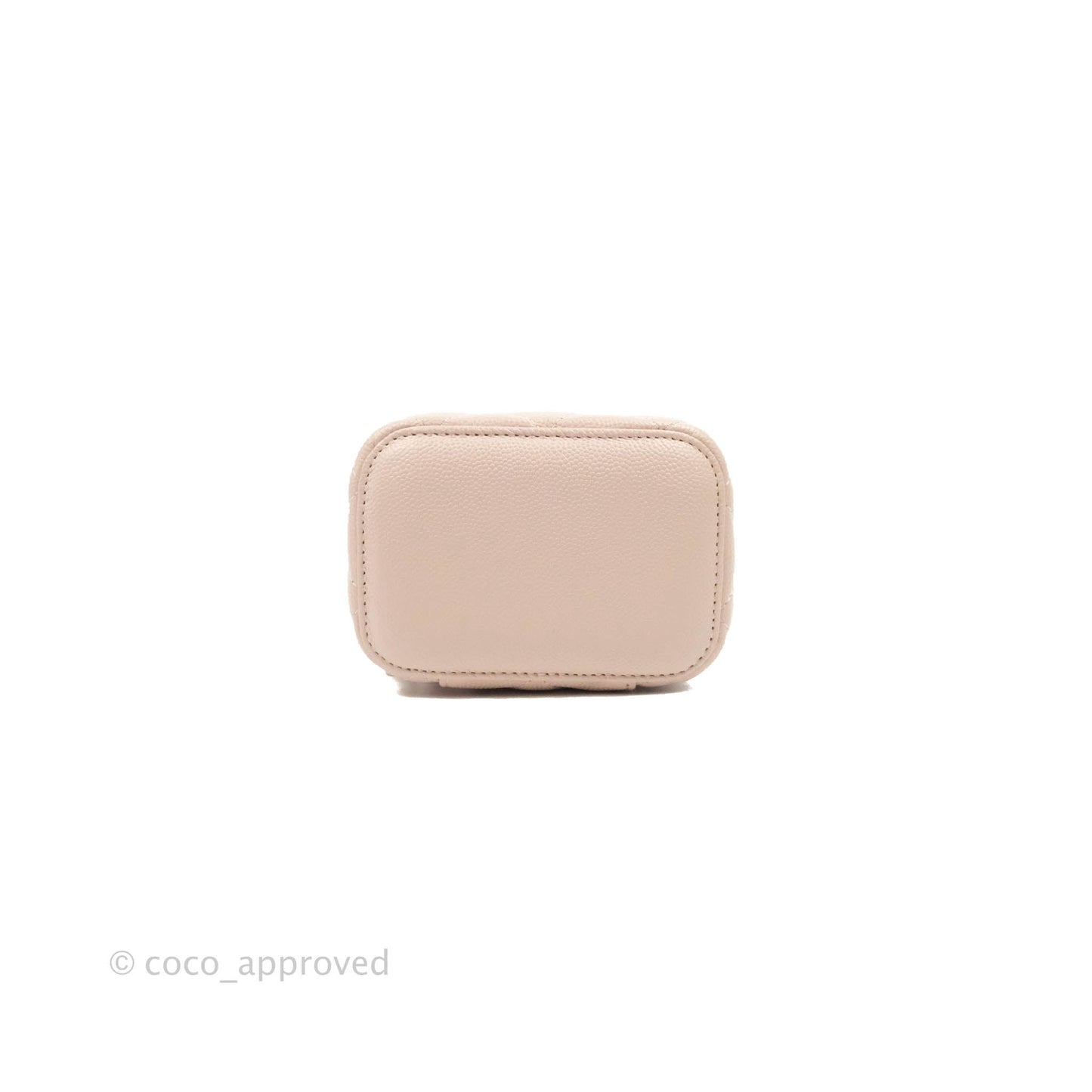 Chanel Classic Mini Vanity With Chain Light Pink Caviar Gold Hardware