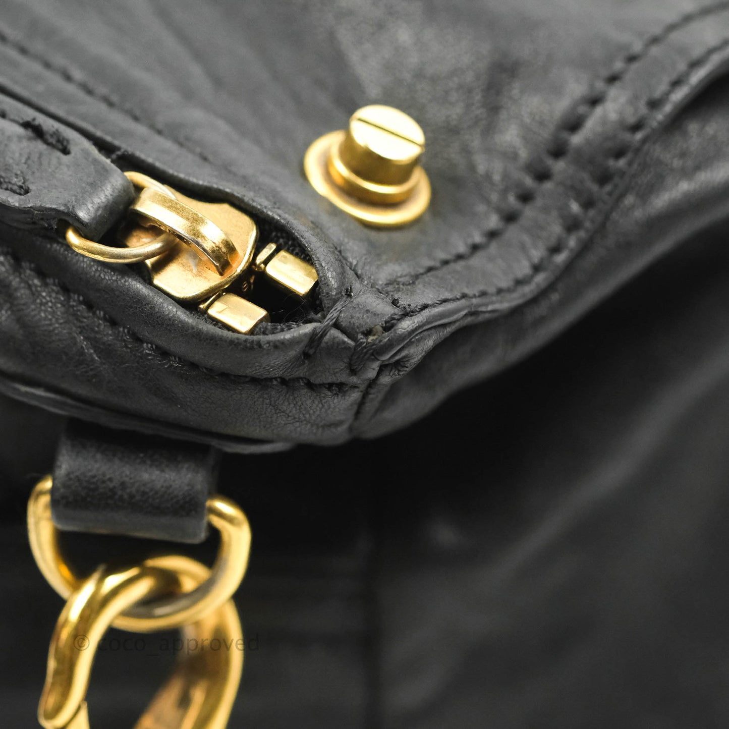 Givenchy Pandora Medium Black Leather Shoulder Bag