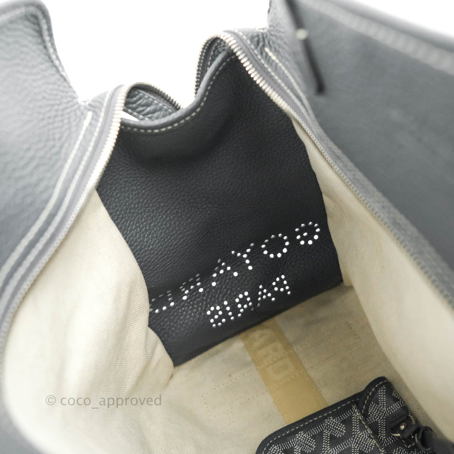 Goyard Goyardine Grey Sac Hardy PM