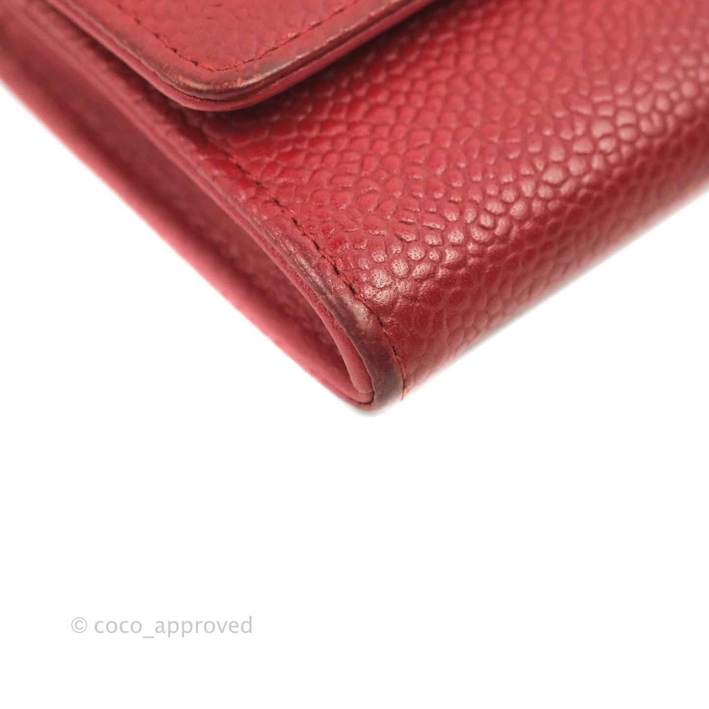 Chanel Timeless Business Card Holder Interlocking CC Logo Wallet