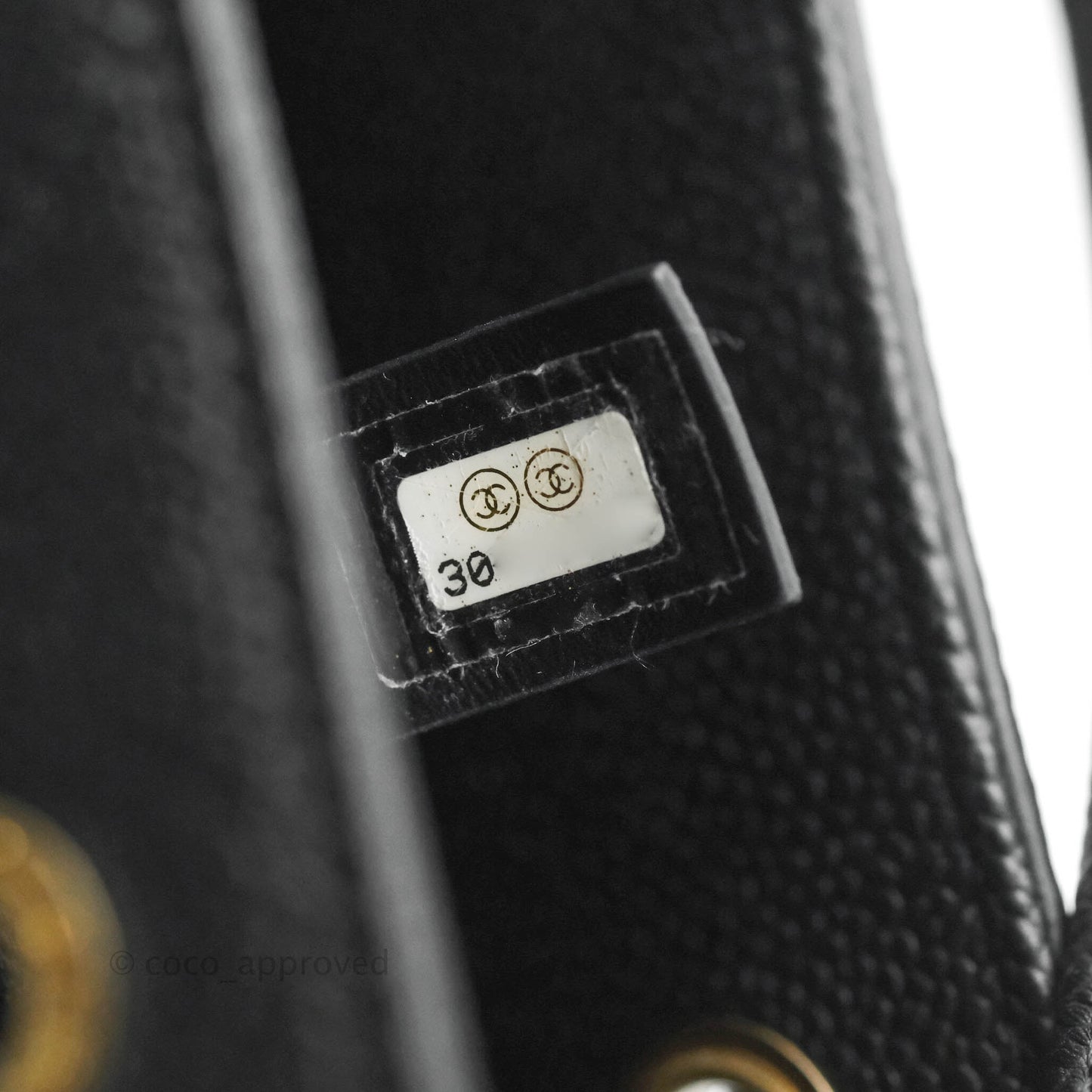 Chanel Black Grained Calfskin Drawstring Bucket Bag