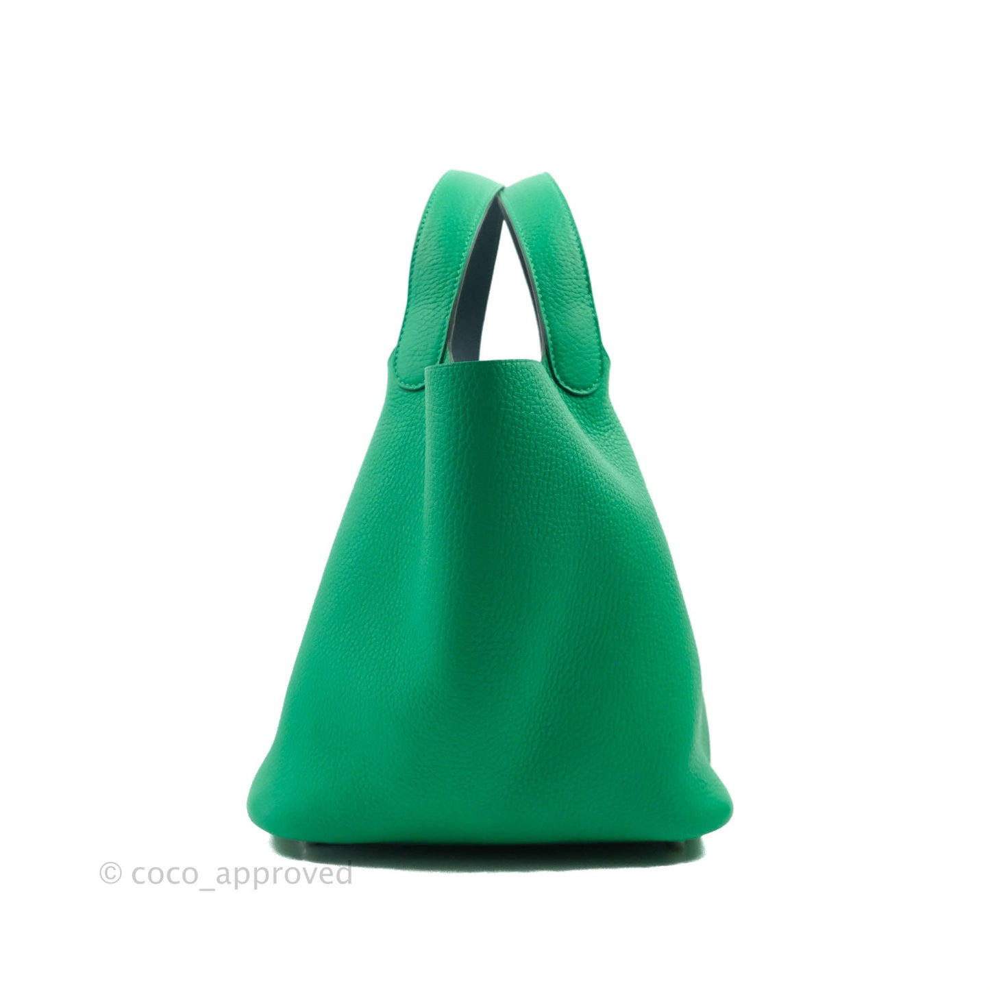 Hermès Picotin 22 Clemence Menthe/Vert Bosphore Palladium Hardware