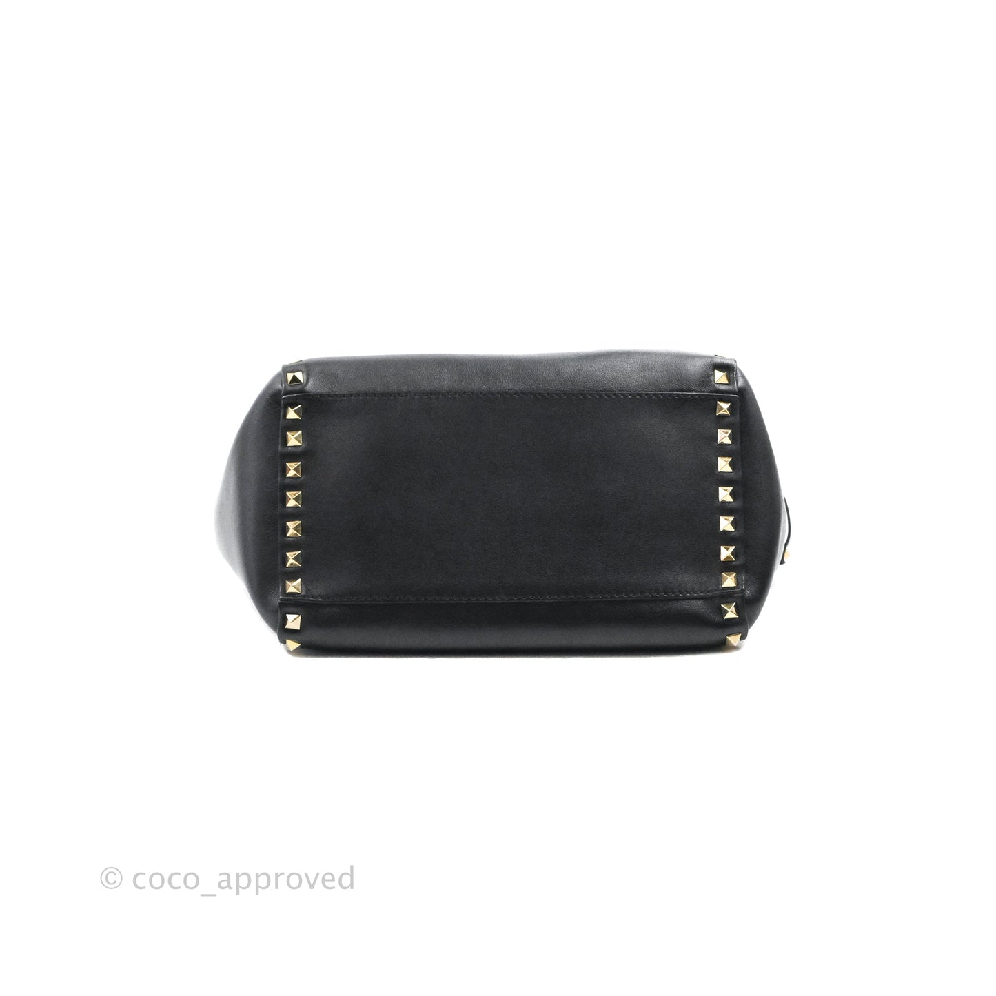 Valentino Garavani Small Rockstud Bag Black Calfskin