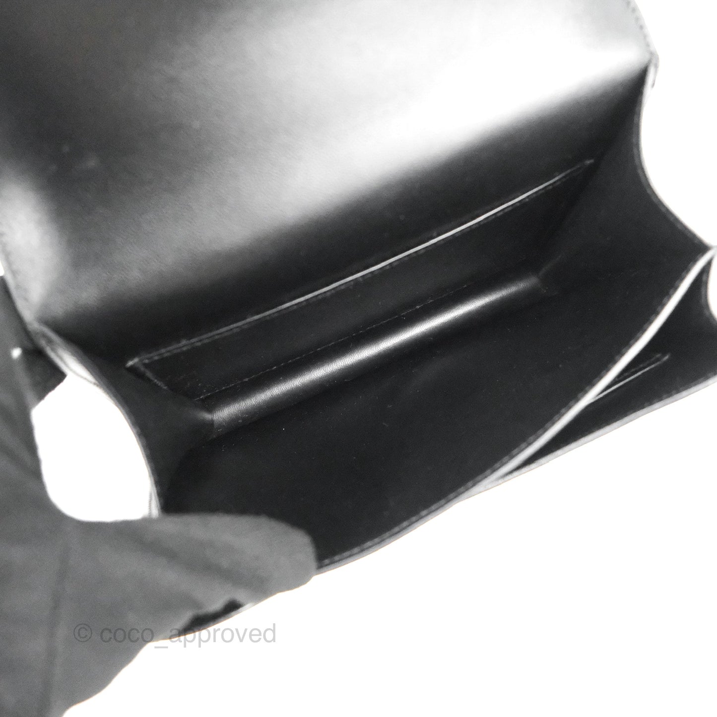 Hermès Constance Mini 18cm Black Epsom Rose Gold Hardware