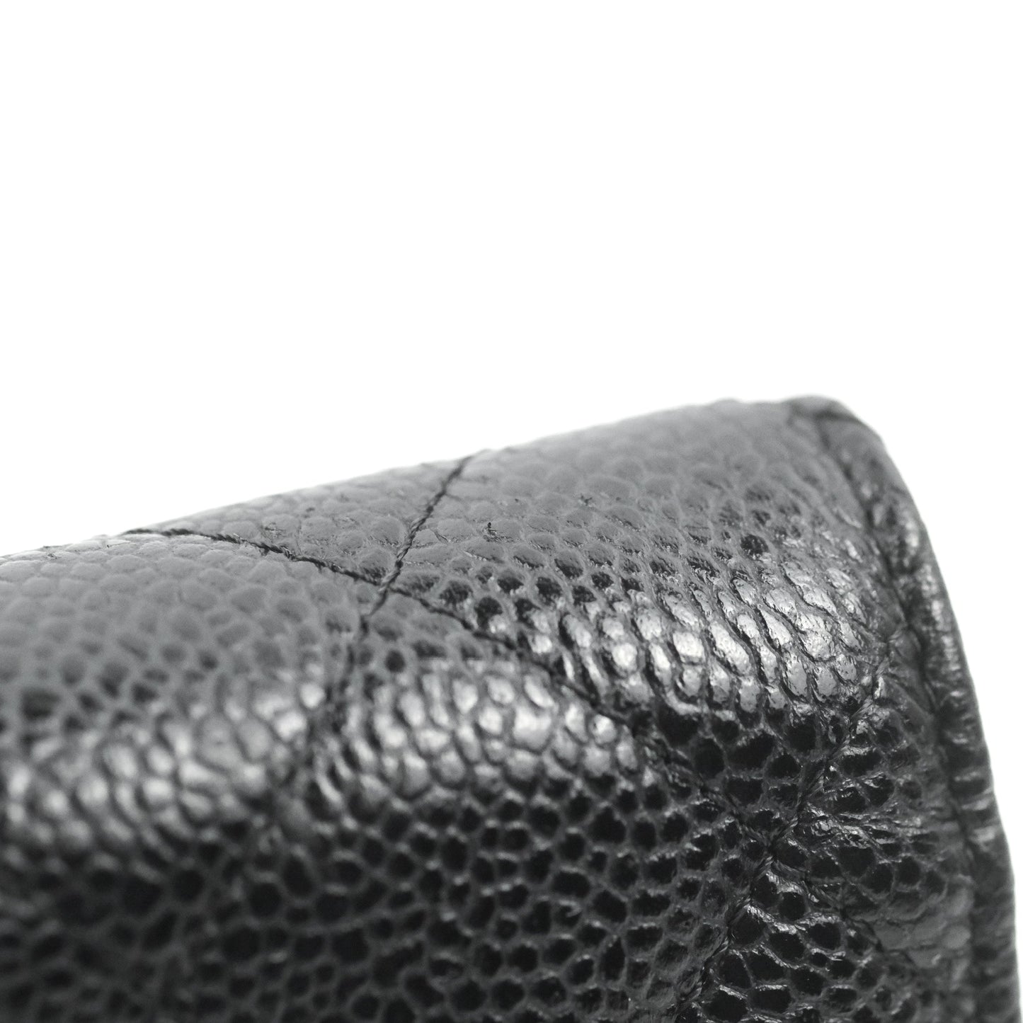 Chanel Quilted Classic WOC Black Caviar Gold Hardware
