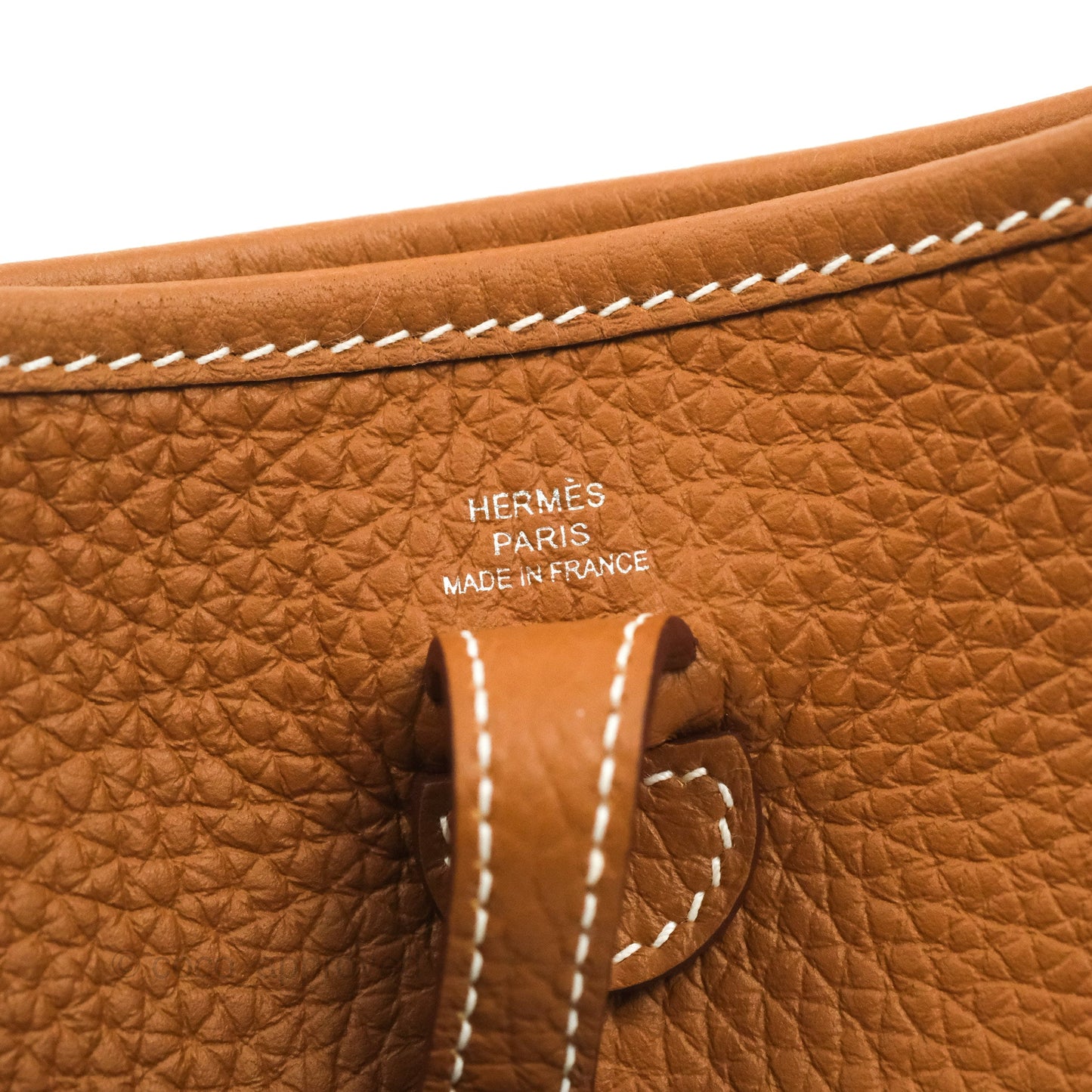 Hermès Mini Evelyne 16 Gold Clemence Palladium Hardware