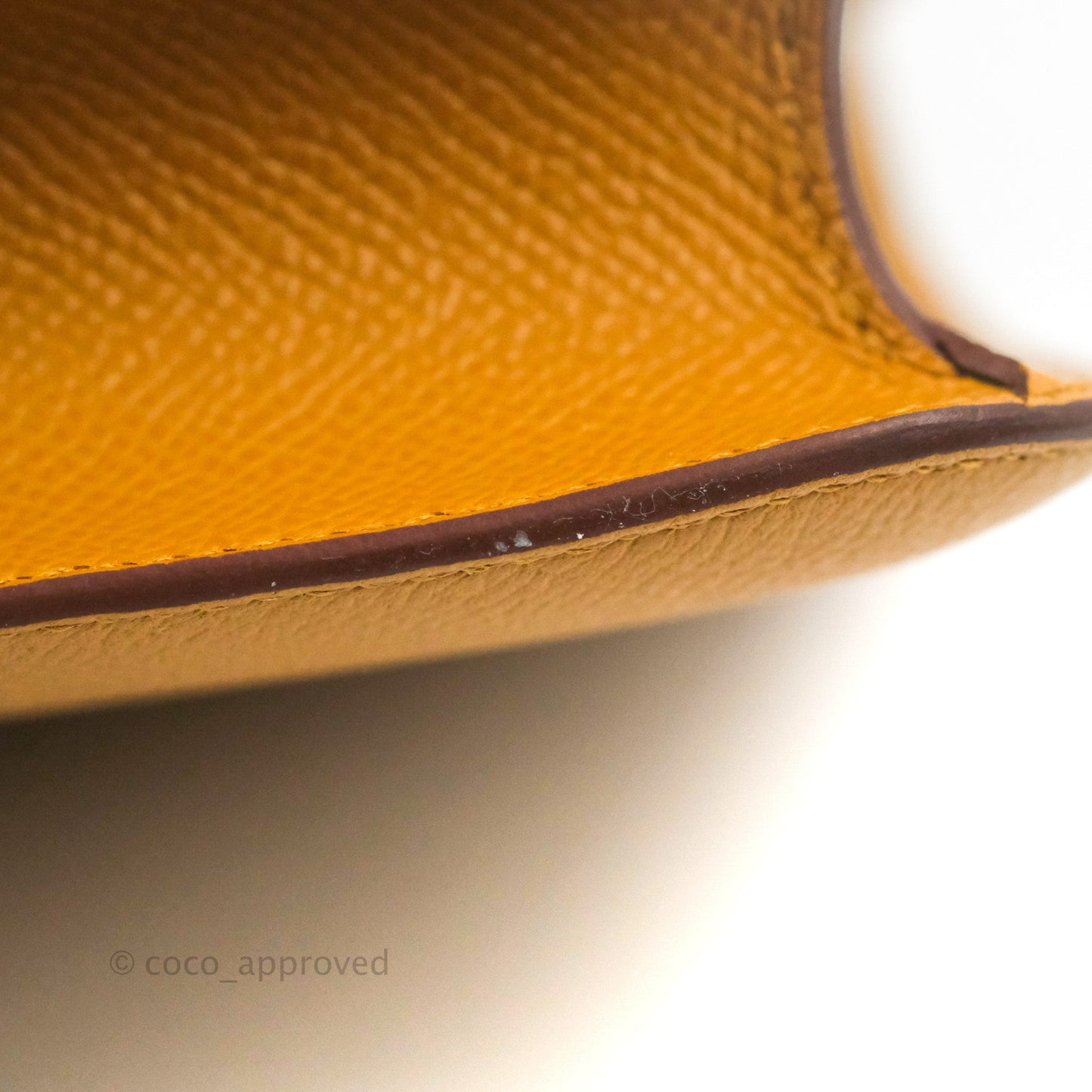 Hermès Constance Mini 18cm Sesame Epsom Gold Hardware