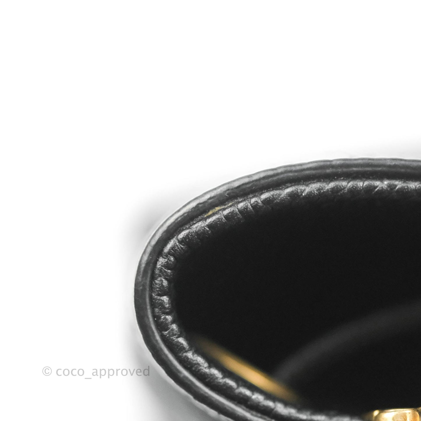 Chanel Black Grained Calfskin Drawstring Bucket Bag