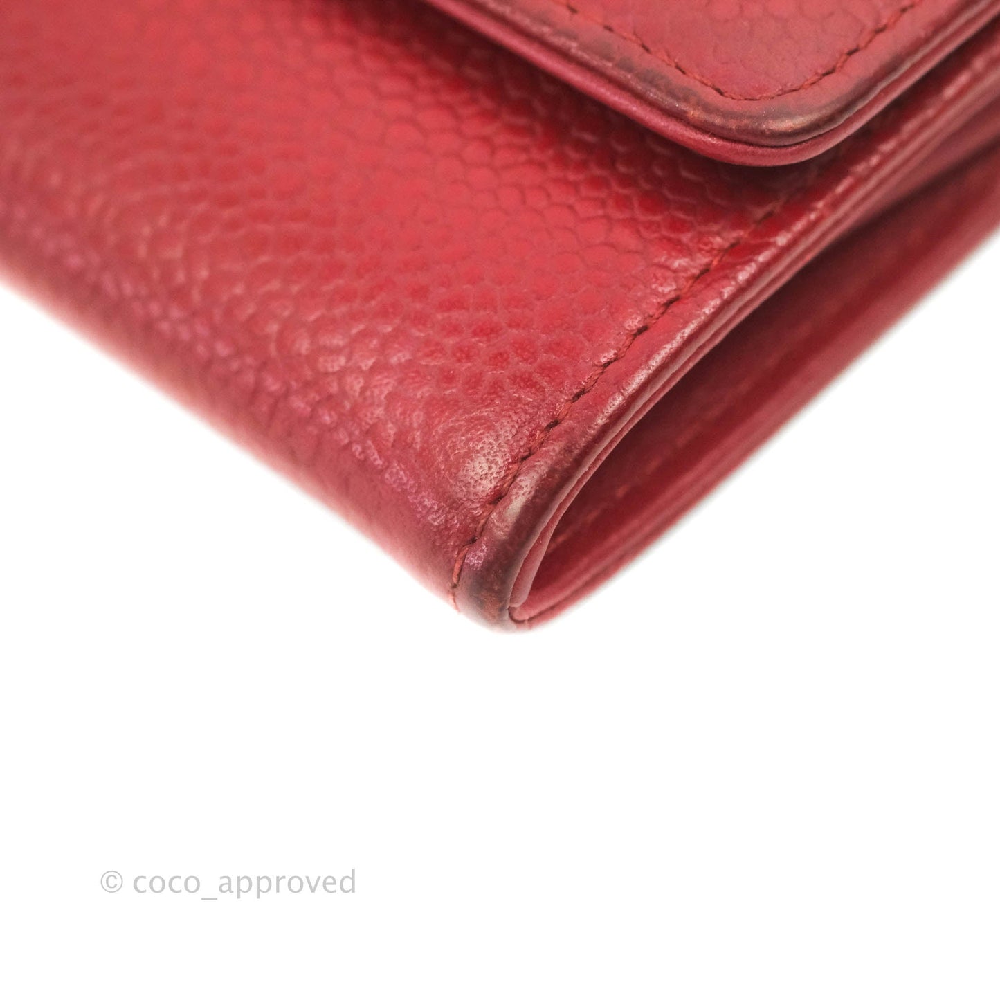 Chanel Timeless Business Card Holder Interlocking CC Logo Wallet