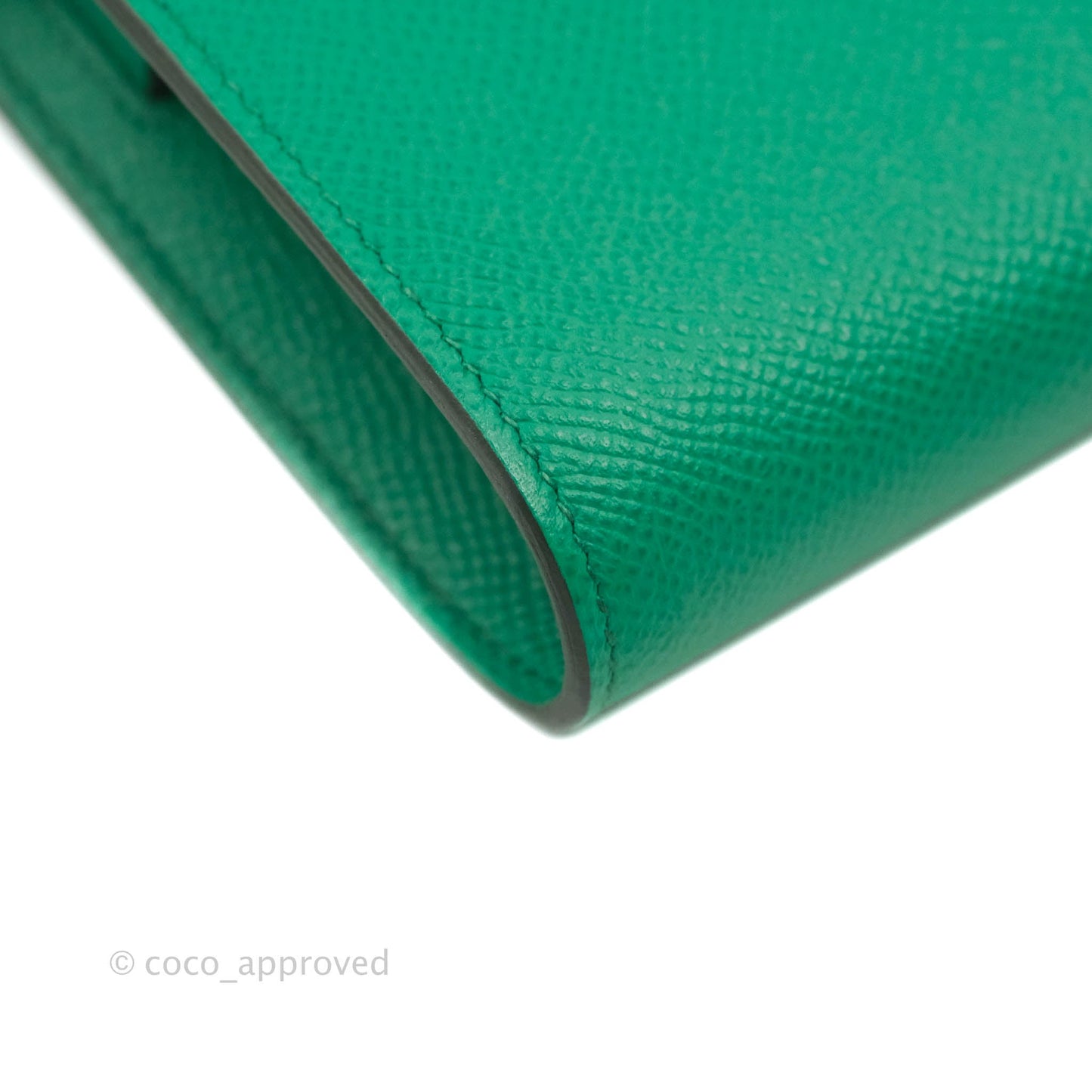 Hermès Kelly To Go Wallet Veau Epsom 06 Vert Jade Gold Hardware