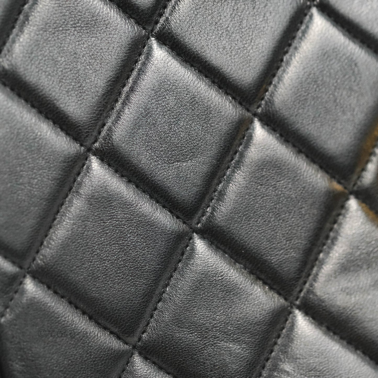 Chanel Quilted XL Vintage Black Lambskin Large 24K CC Bag