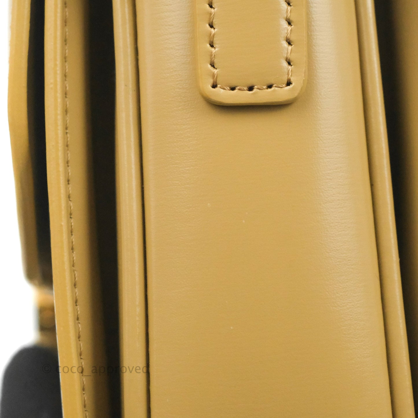 Celine Medium Triomphe Bag Olive Shiny Calfskin