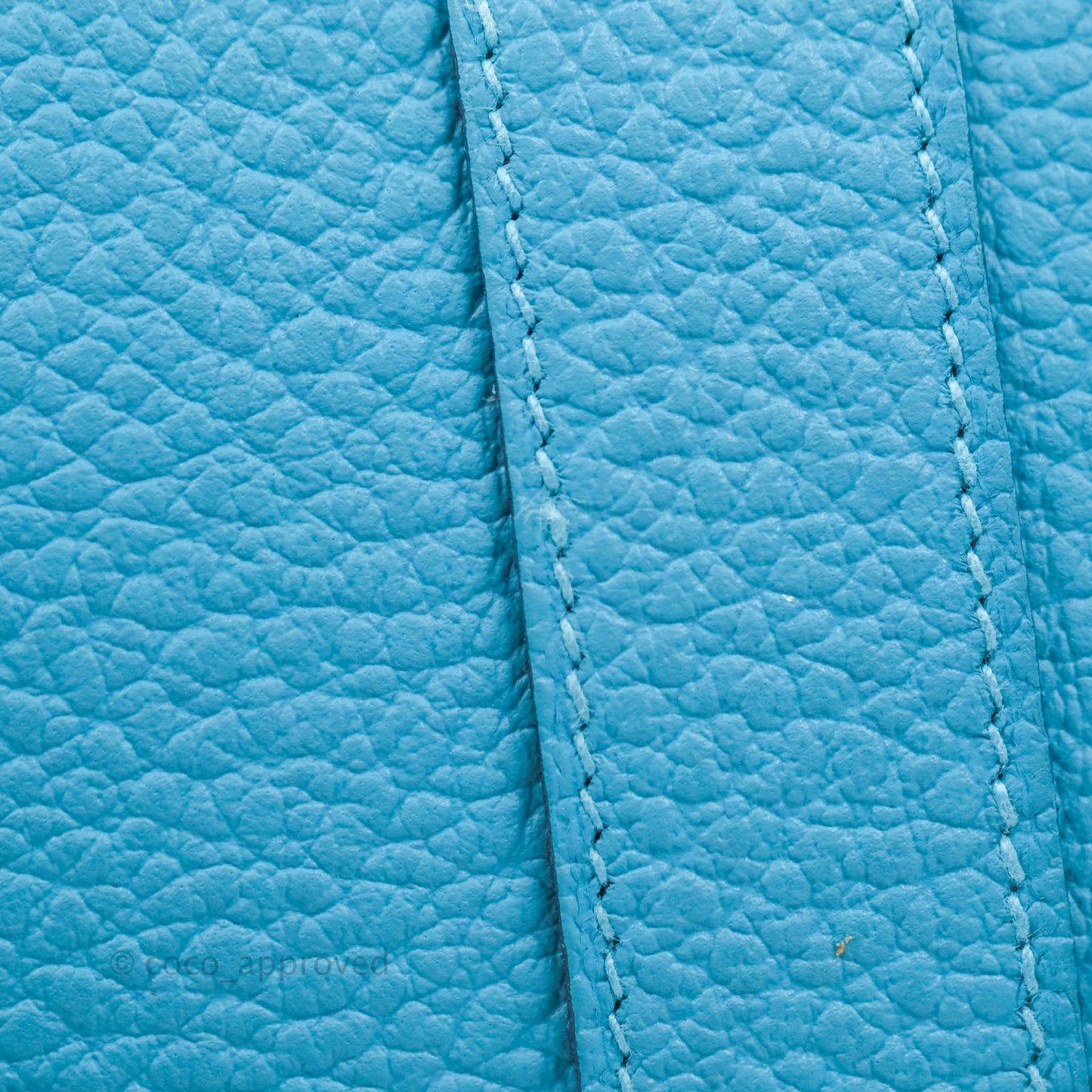 Hermès Garden Party 30 Canvas Bleu De Nord with Twilly