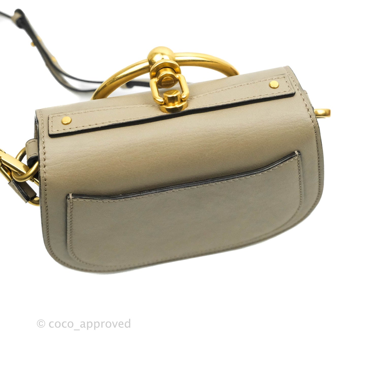 Chloé Nile Crossbody Bag Motty Grey Calfskin