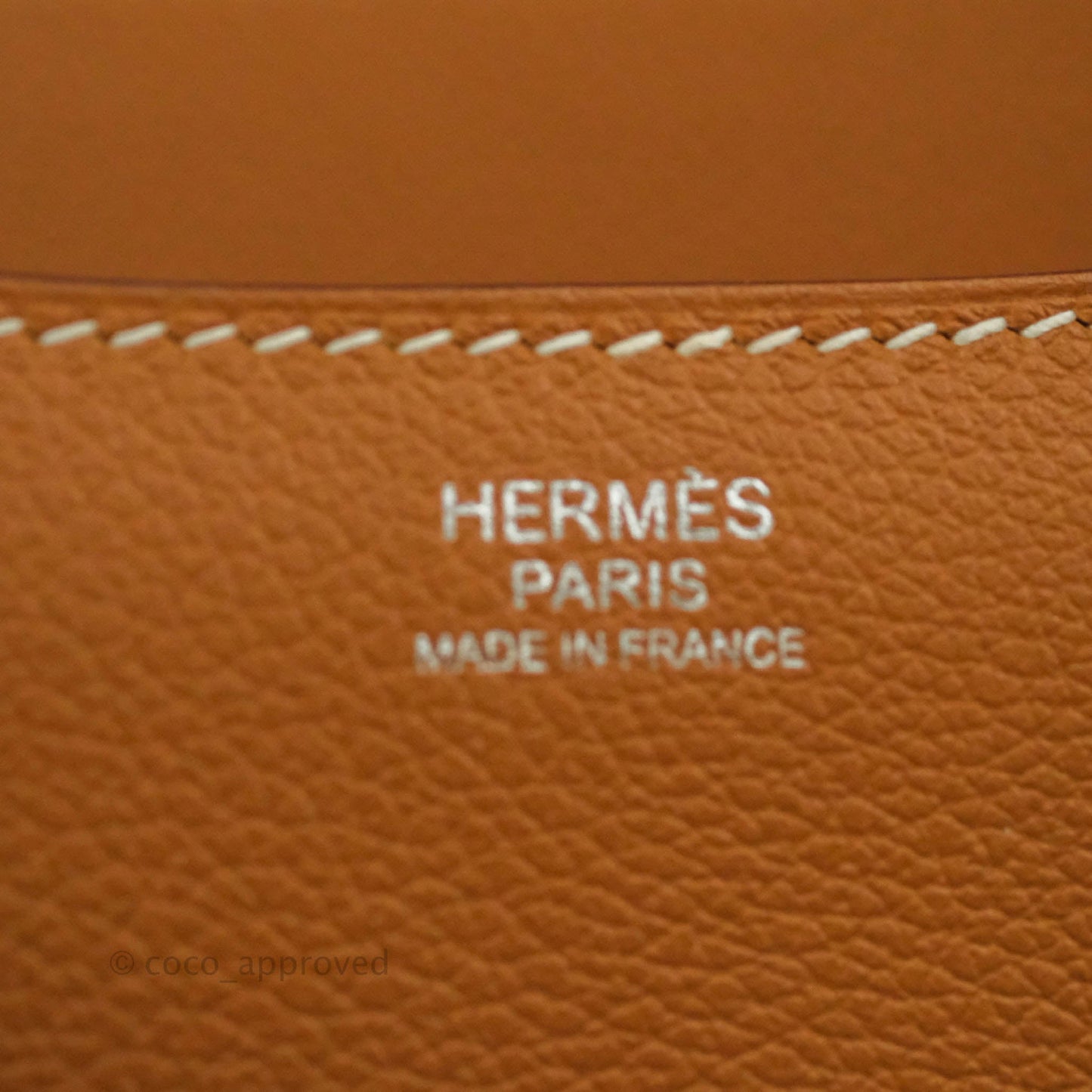 Hermès Constance 24 Gold Evercolor Palladium Hardware