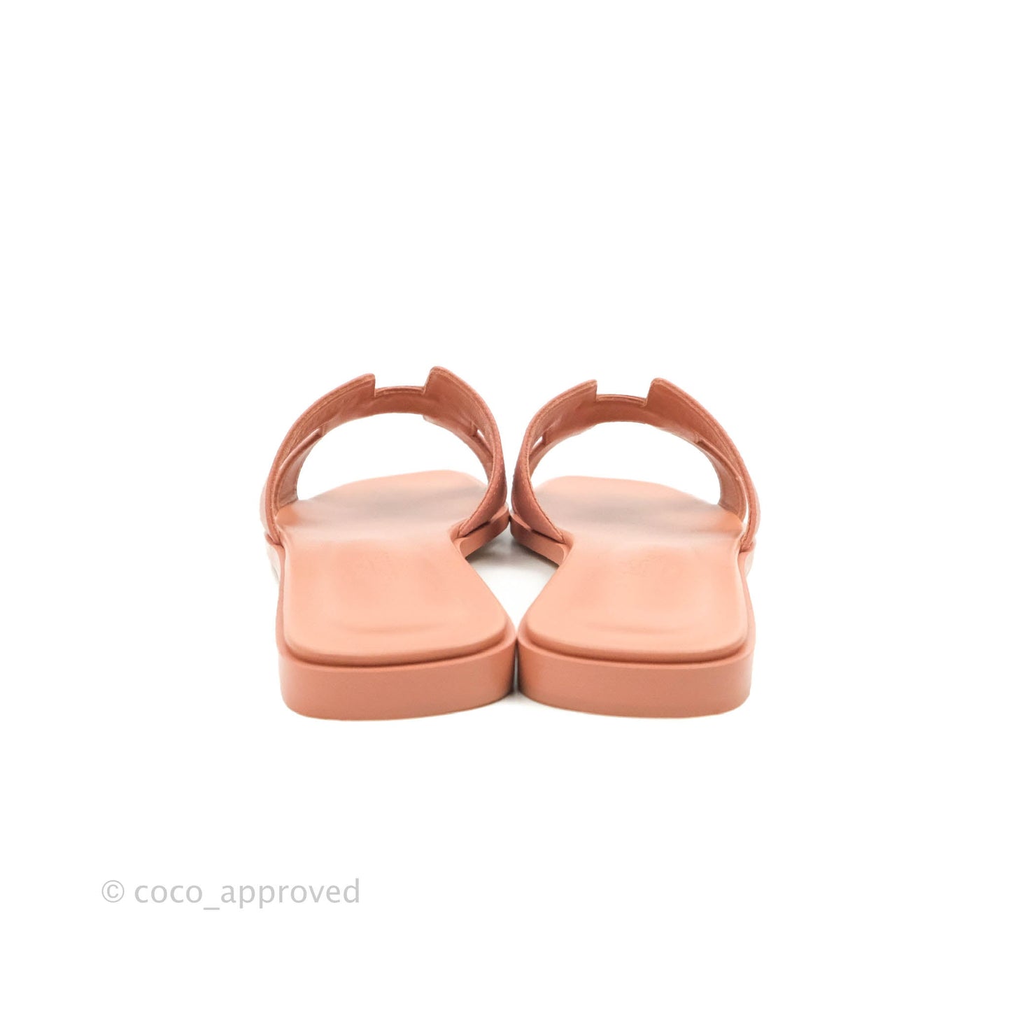 Hermès Oran Sandals Epsom in Pink Size 36