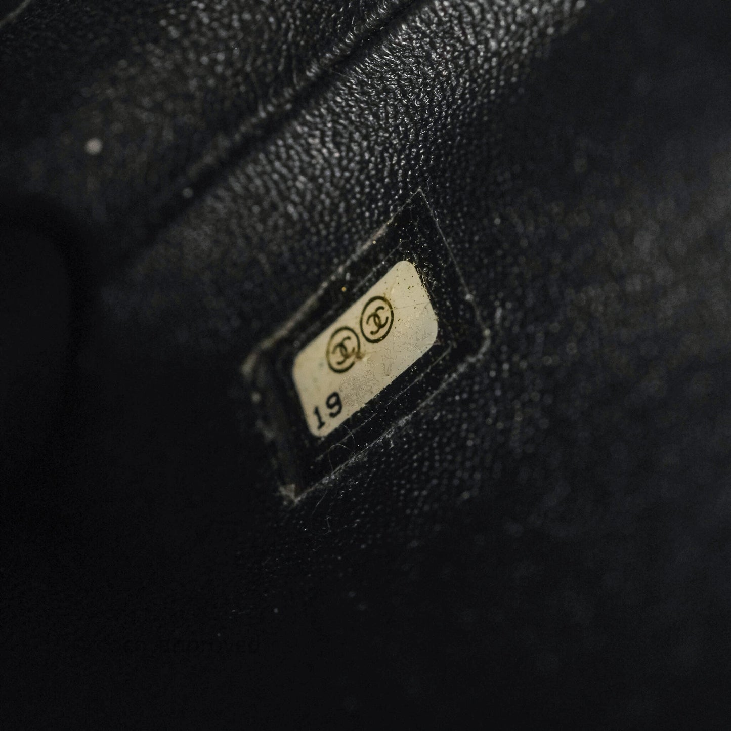 Chanel Quilted Clutch with Chain Black Caviar Silver Hardware