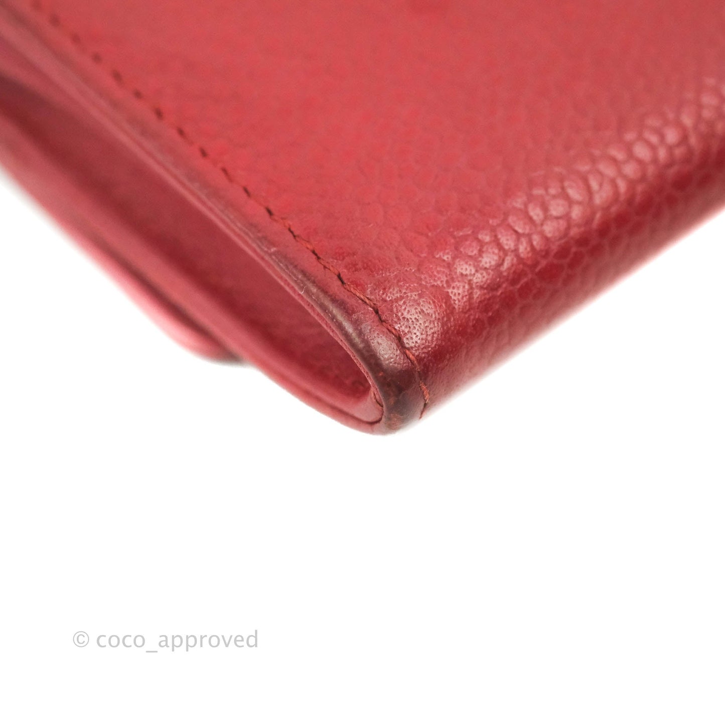 Chanel Timeless Business Card Holder Interlocking CC Logo Wallet