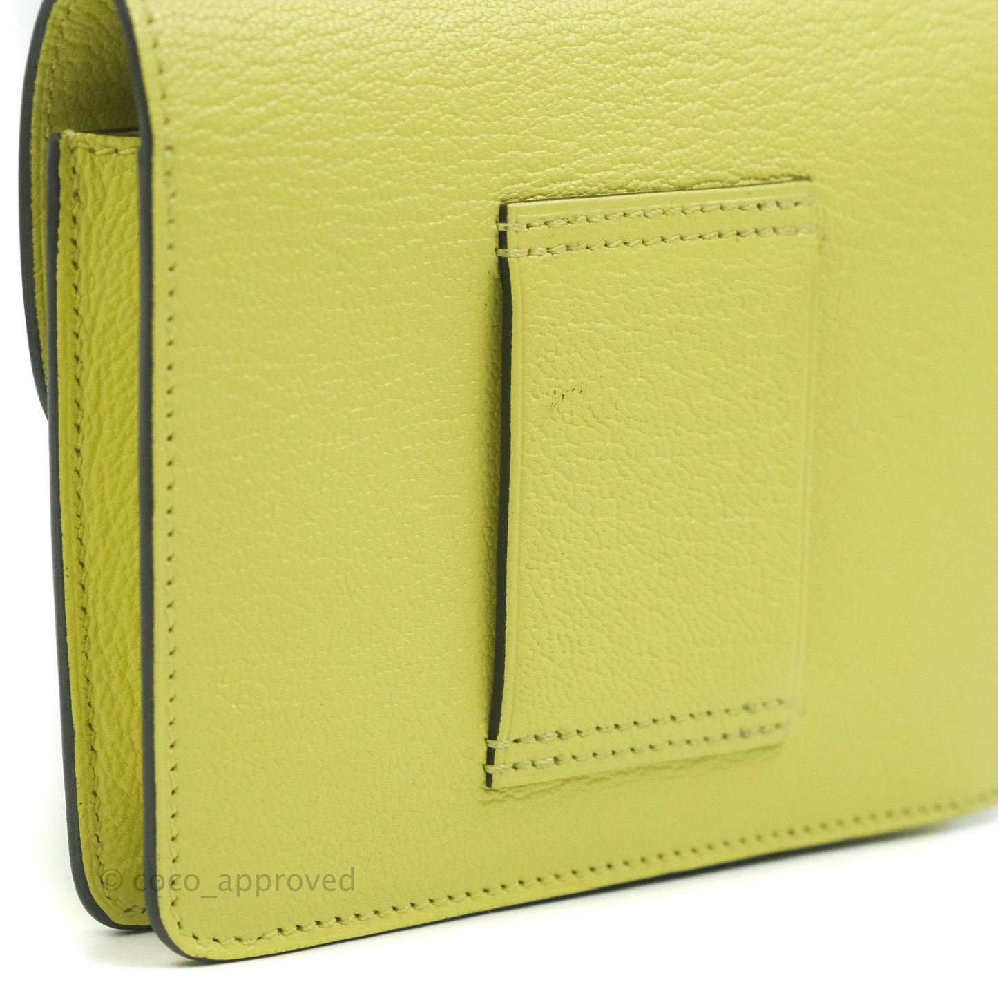 Hermès Roulis Slim Wallet Chevre Mysore Jaune Bourgeon Gold Hardware