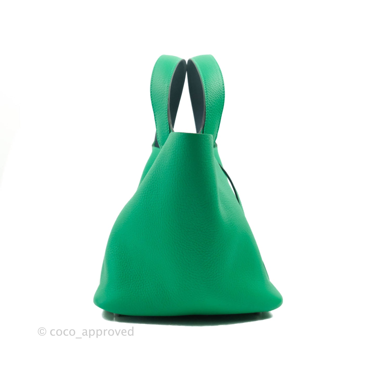 Hermès Picotin 22 Clemence Menthe/Vert Bosphore Palladium Hardware